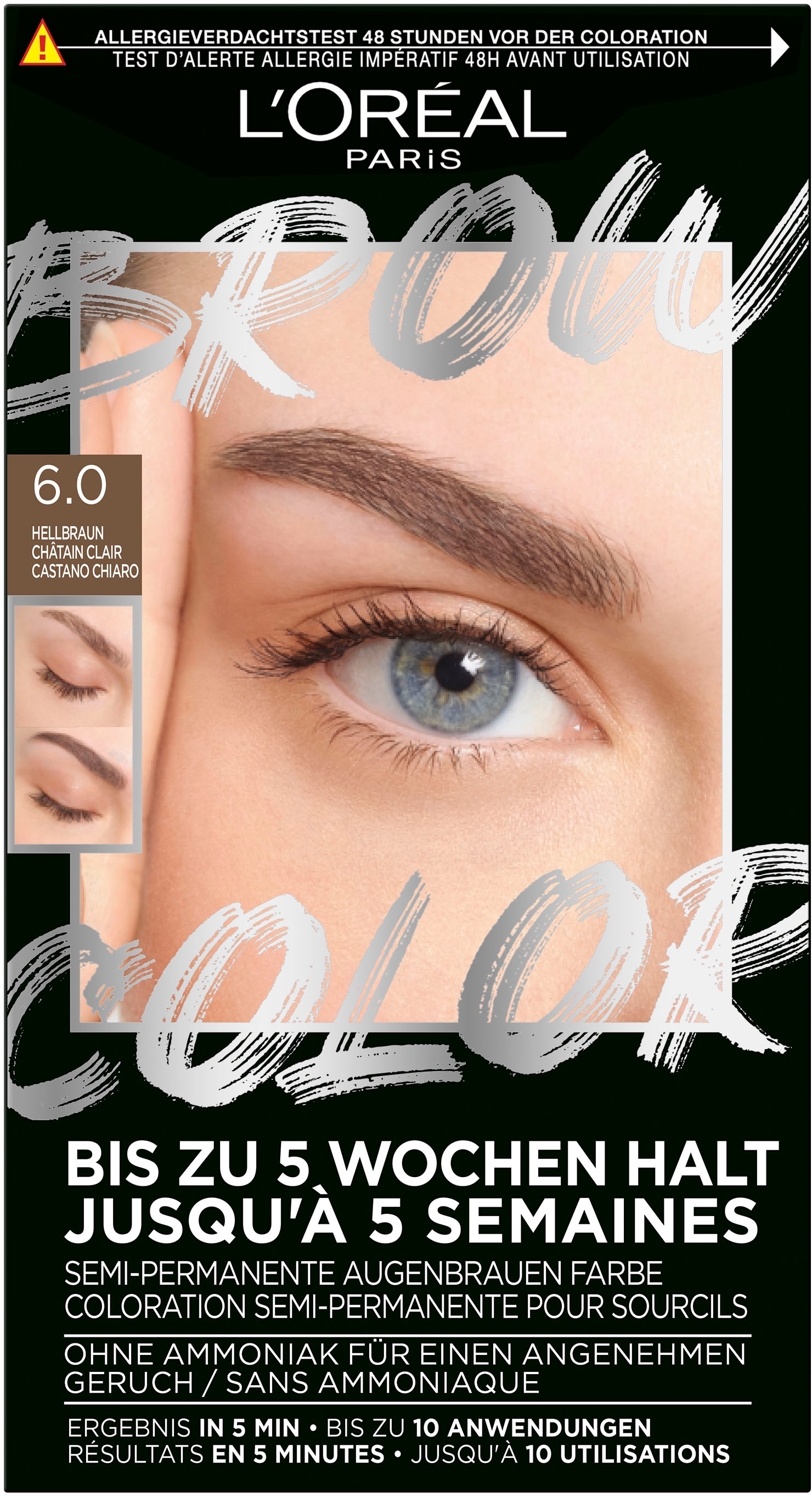 L'ORÉAL PARIS Augenbrauenpflege »Brow Color«, mit ammoniakfreier Formel