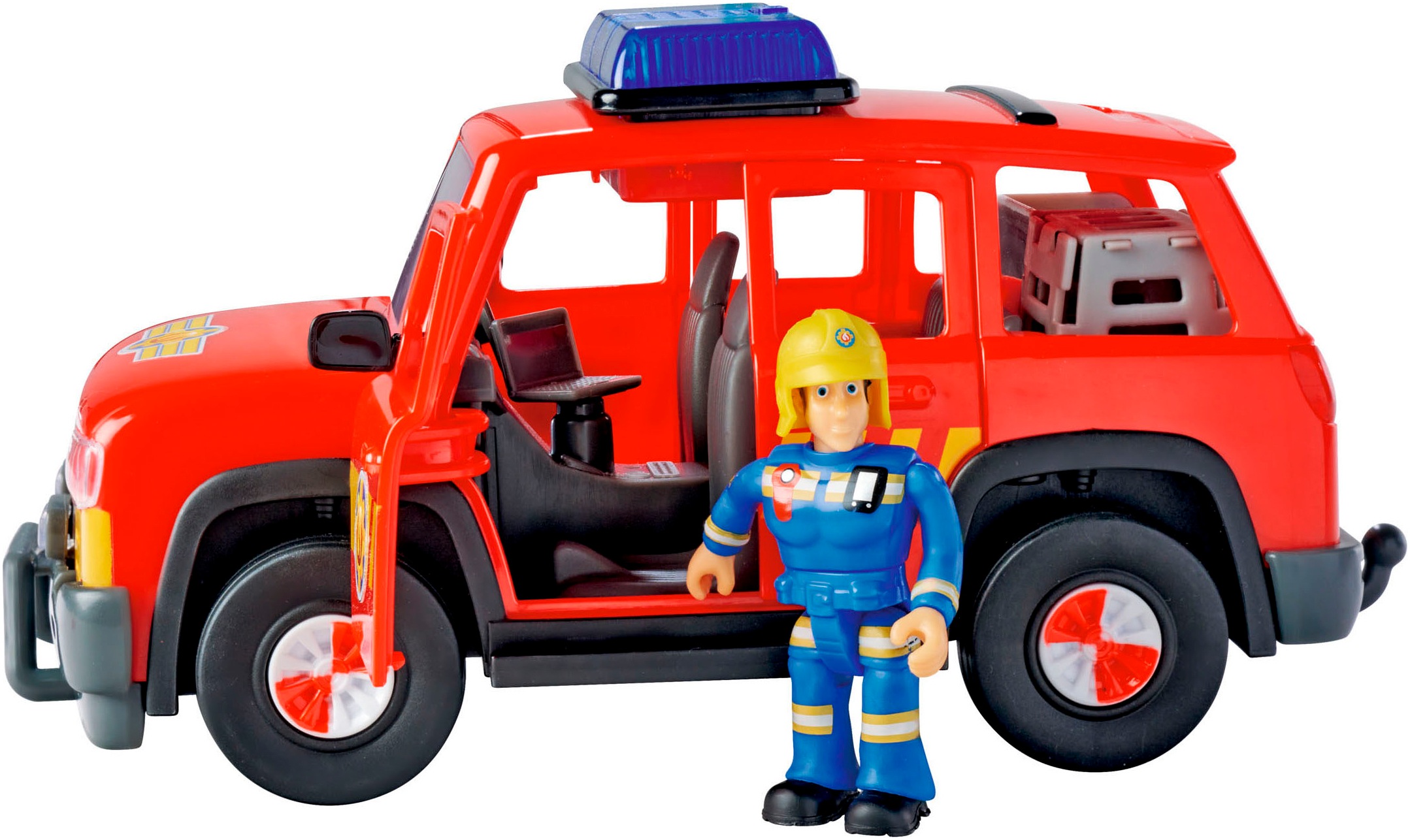 SIMBA Spielzeug-Feuerwehr »Sam First Responder Fahrzeug«, mit Licht und Sound