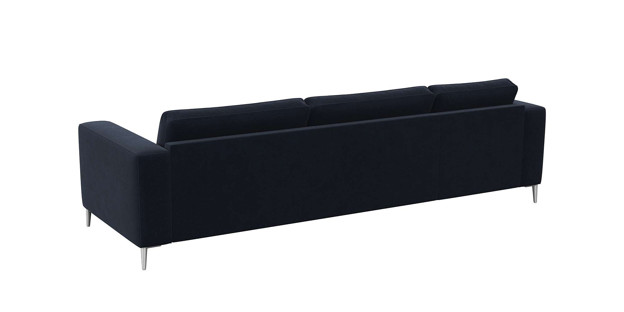 FLEXLUX Ecksofa »Fiore, super Sitzkomfort durch Kaltschaum im Sitz, L-Form«, breite Armlehnen, Kaltschaum, Füße Alu