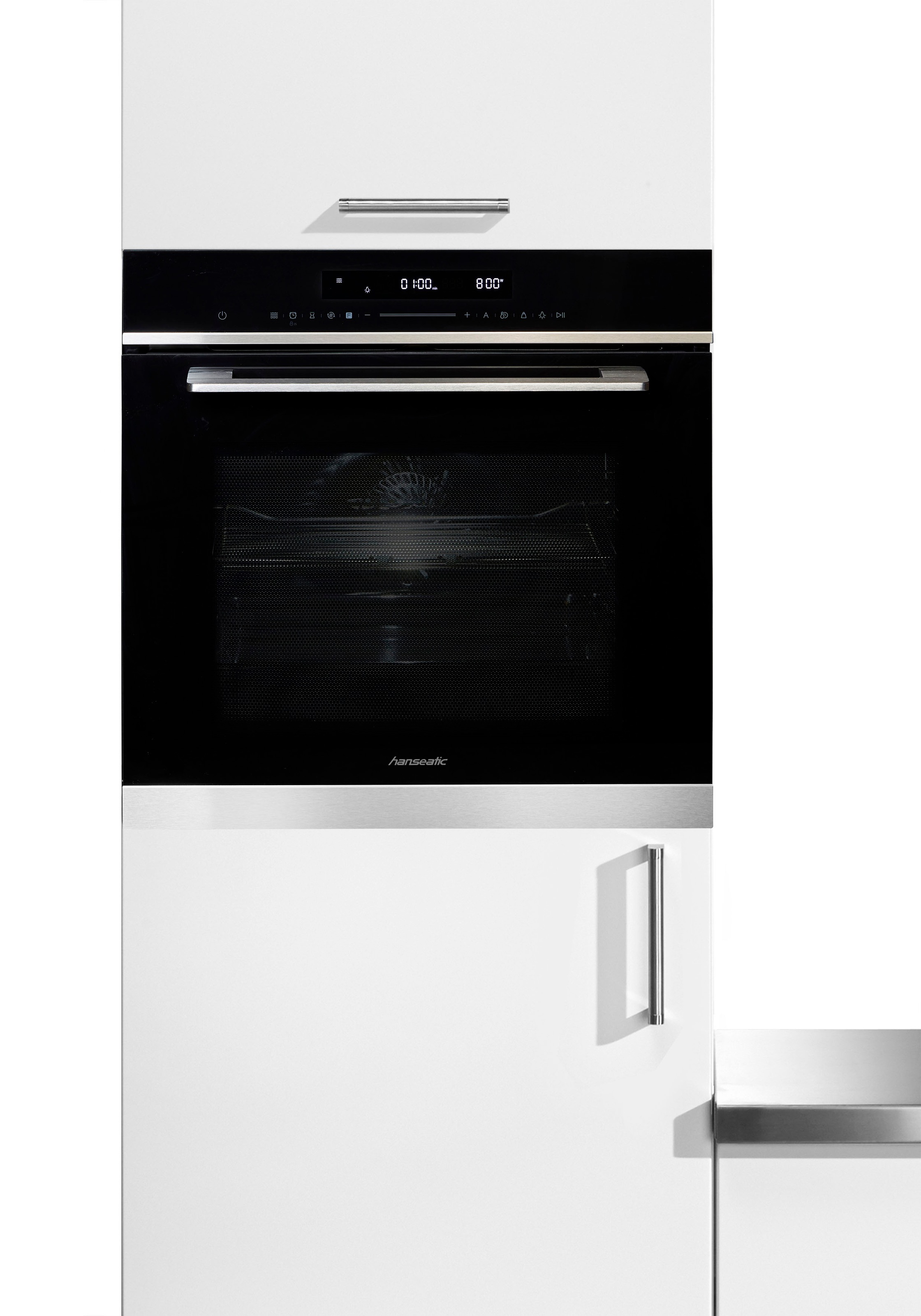 Hanseatic Backofen mit Mikrowelle  »7NF30T0-E111E«, Praktische Mikrowellen-Funktion: Für schnelles Aufwärmen