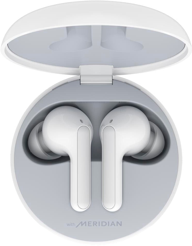 LG In-Ear-Kopfhörer Macaron Jellybean«, (UVP Ladestandsanzeige-UV-Reinigung, 9,99) und Bluetooth-Speaker Bluetooth, 69,99) Sprachsteuerung-Noise-Reduction-LED Macaron ➥ | (UVP XXL UNIVERSAL Jahre »FN6 3 Case Garantie inkl