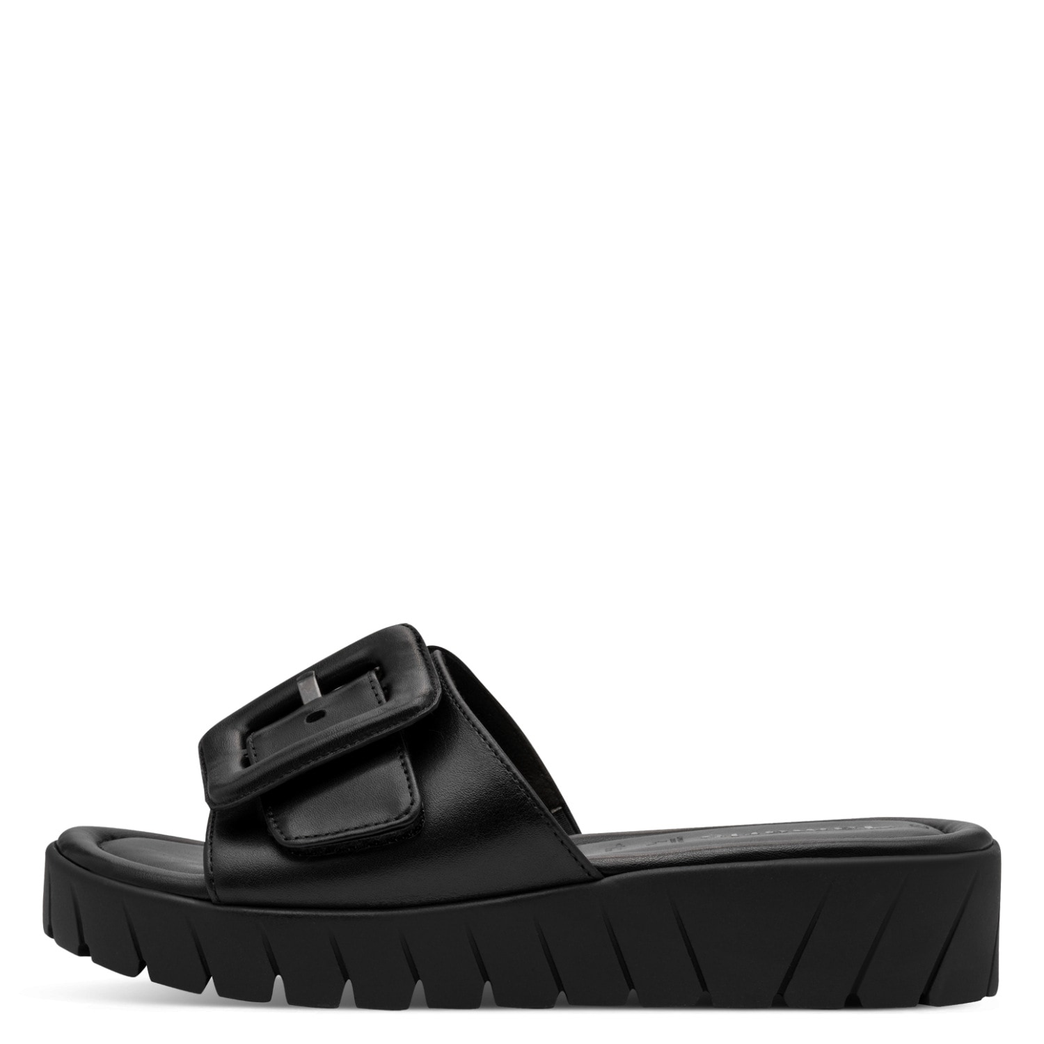 Tamaris Pantolette  Keilabsatz, Schlüpfschuh, Sommerschuh mit modischer Zierschnalle