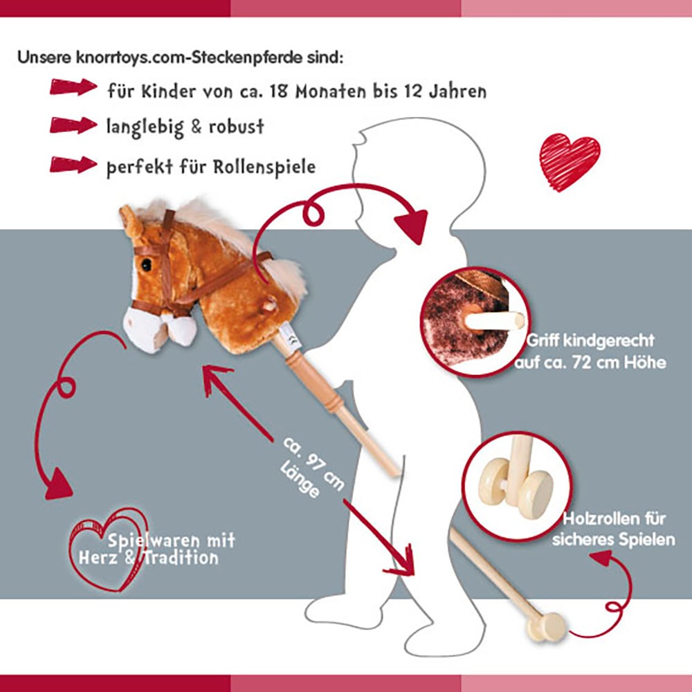 Knorrtoys® Steckenpferd »Sugar«