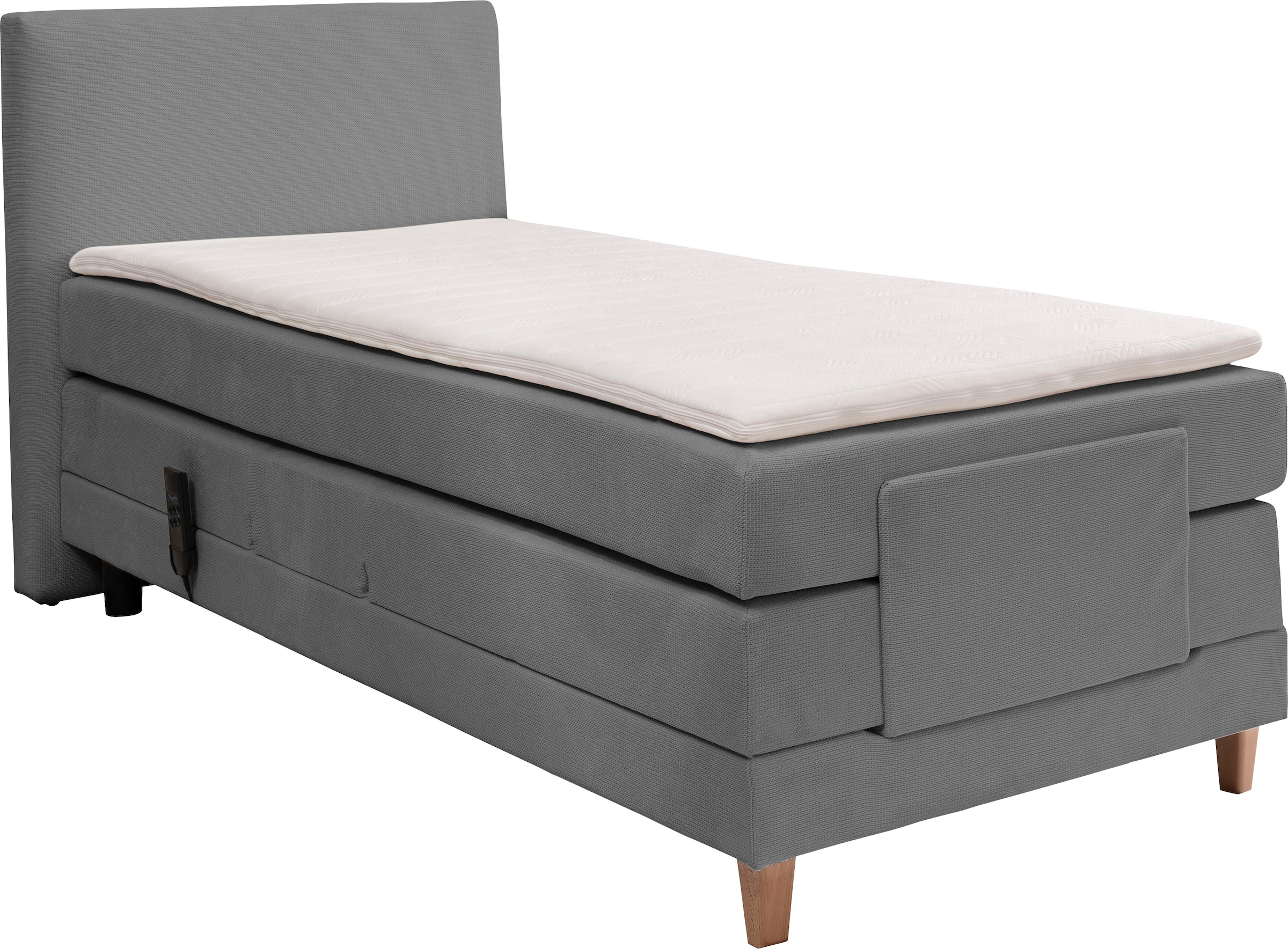 alina Boxspringbett »Primus« mit motorischer Verstellung, inkl. Matratzen und Topper