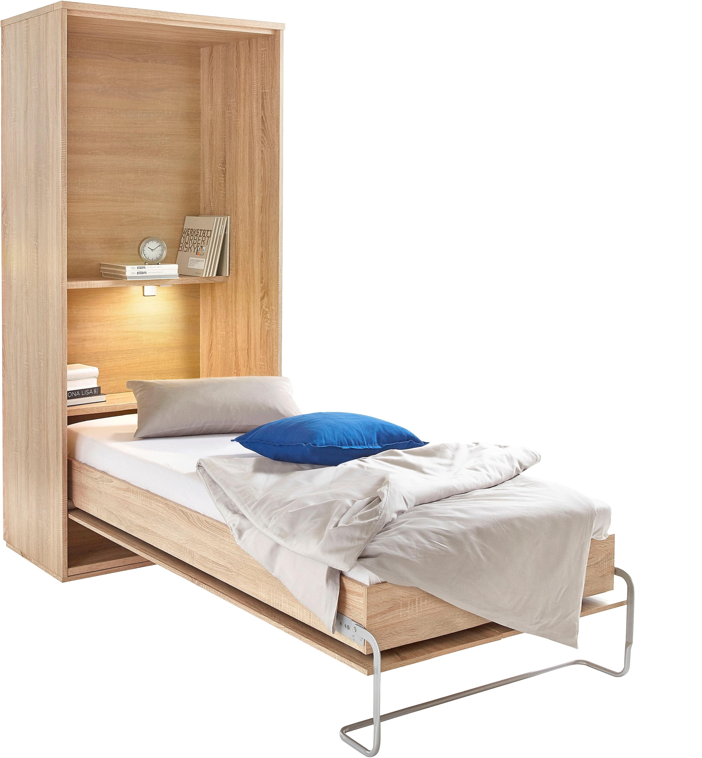 priess Schrankbett »Ancona« mit Regal und LED-Beleuchtung