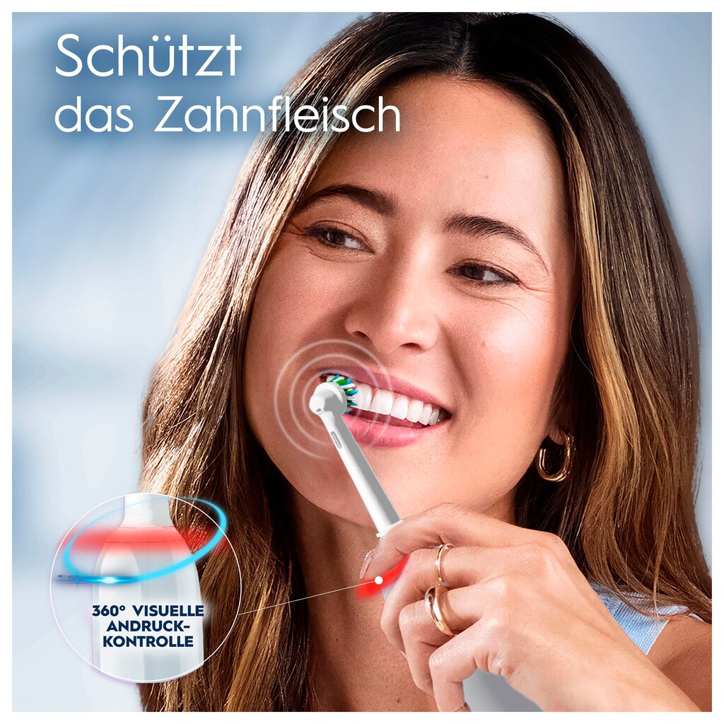 Oral-B Elektrische Zahnbürste »Pro 3 3500«, 2 St. Aufsteckbürsten