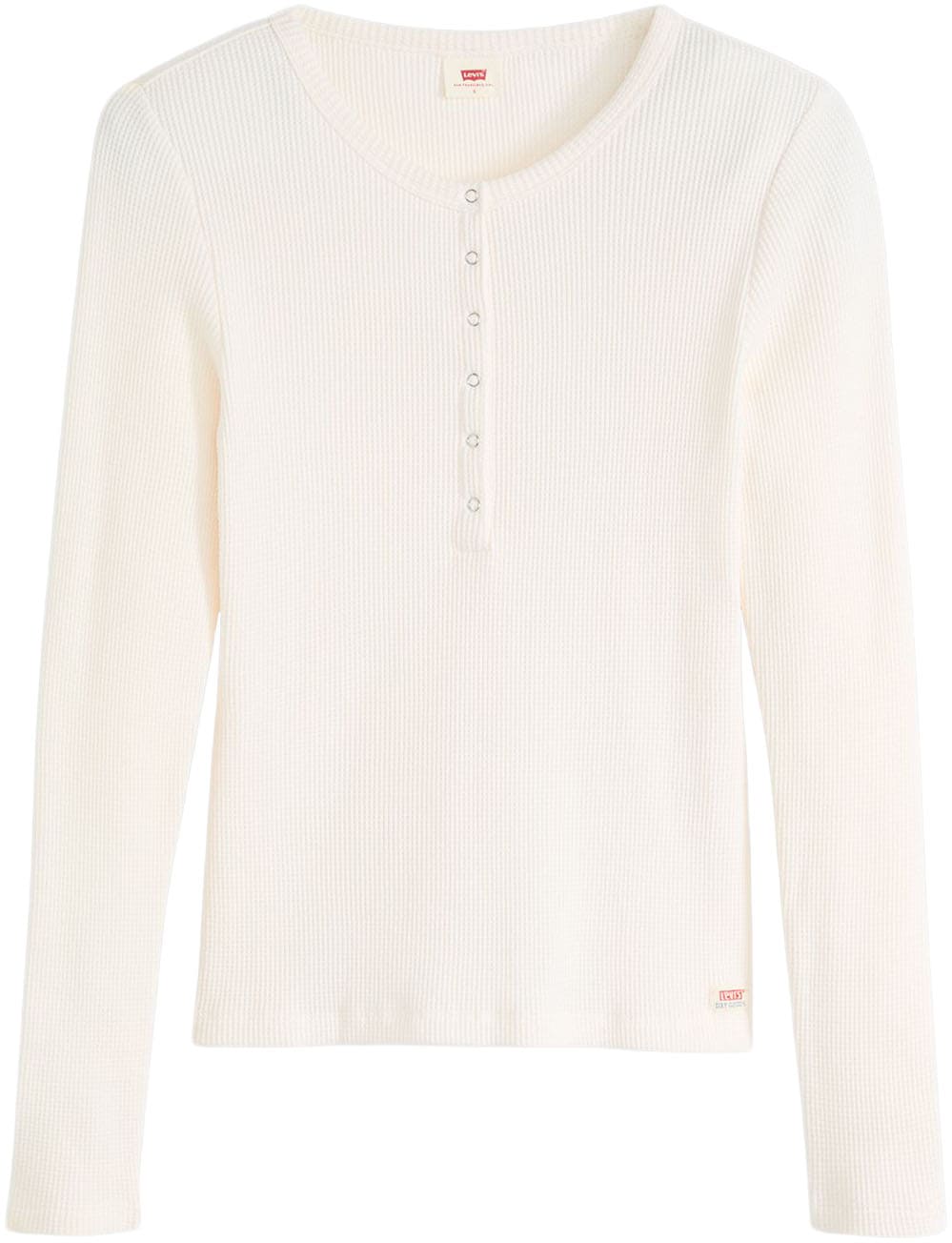 Levi's® Langarmshirt »DRY GOODS HENLEY« Mit Waffelstruktur- Muster