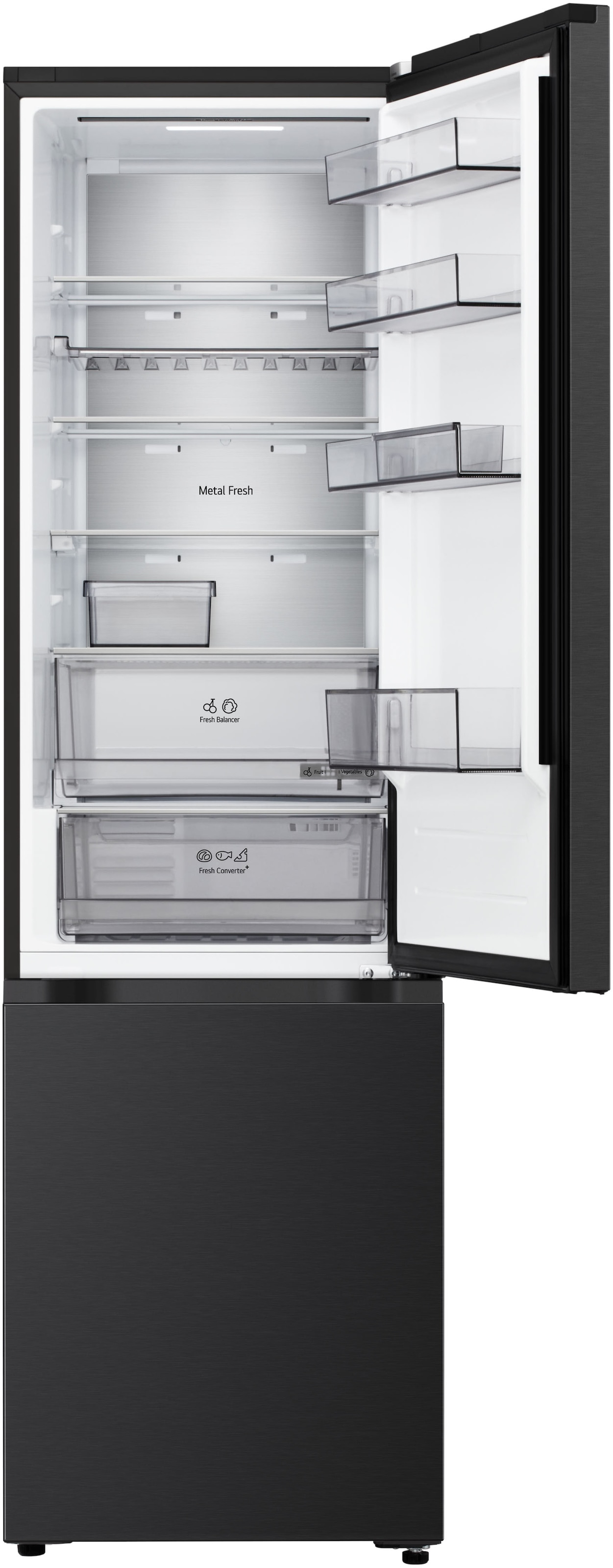 LG Kühl-/Gefrierkombination Serie 5 »GBBS525CEV« 203 cm hoch 59,7 cm breit Total No Frost, ThinQ mit AI Fresh & Saving Mode