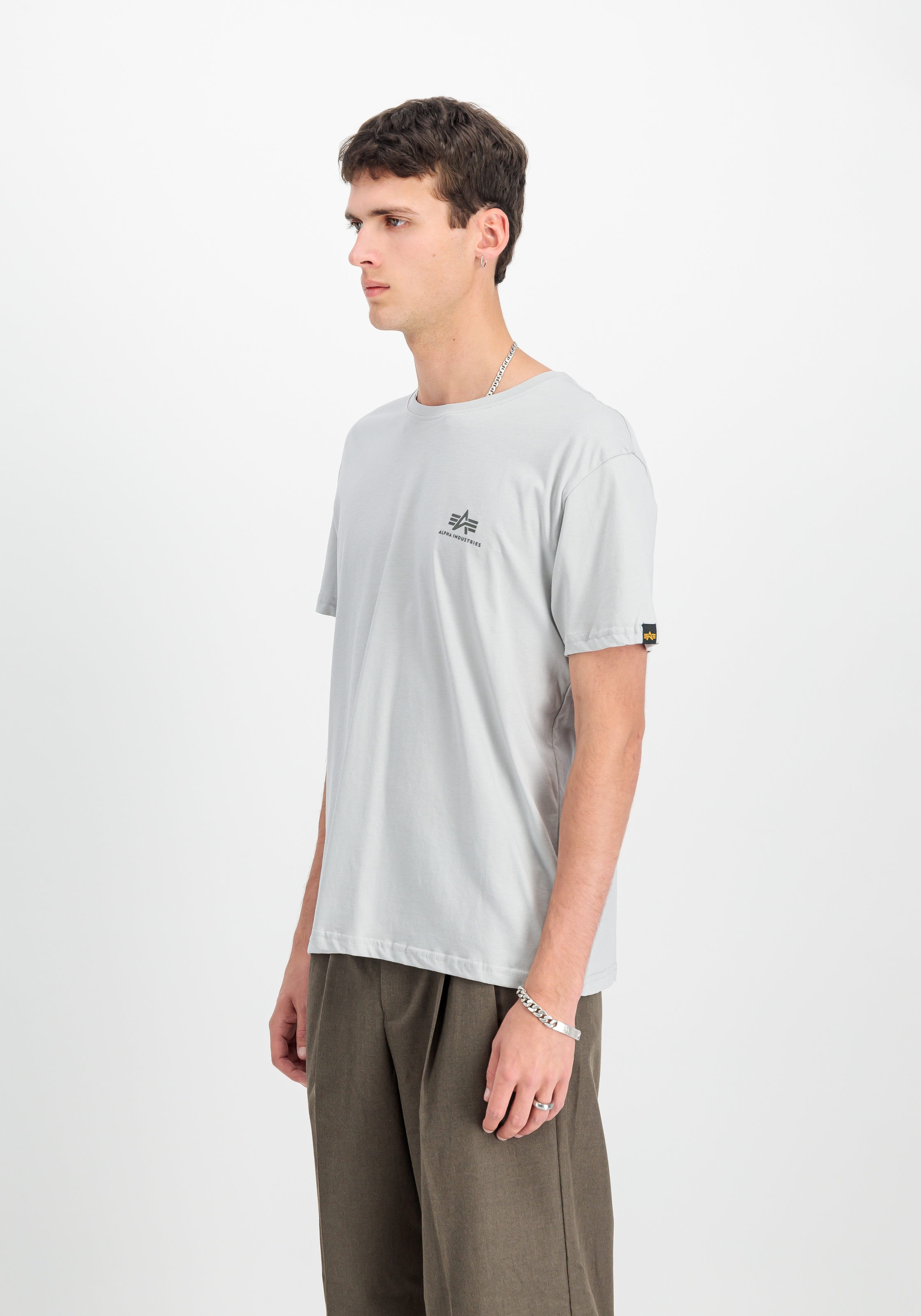 Alpha Industries Rundhalsshirt »BASIC T SMALL LOGO«