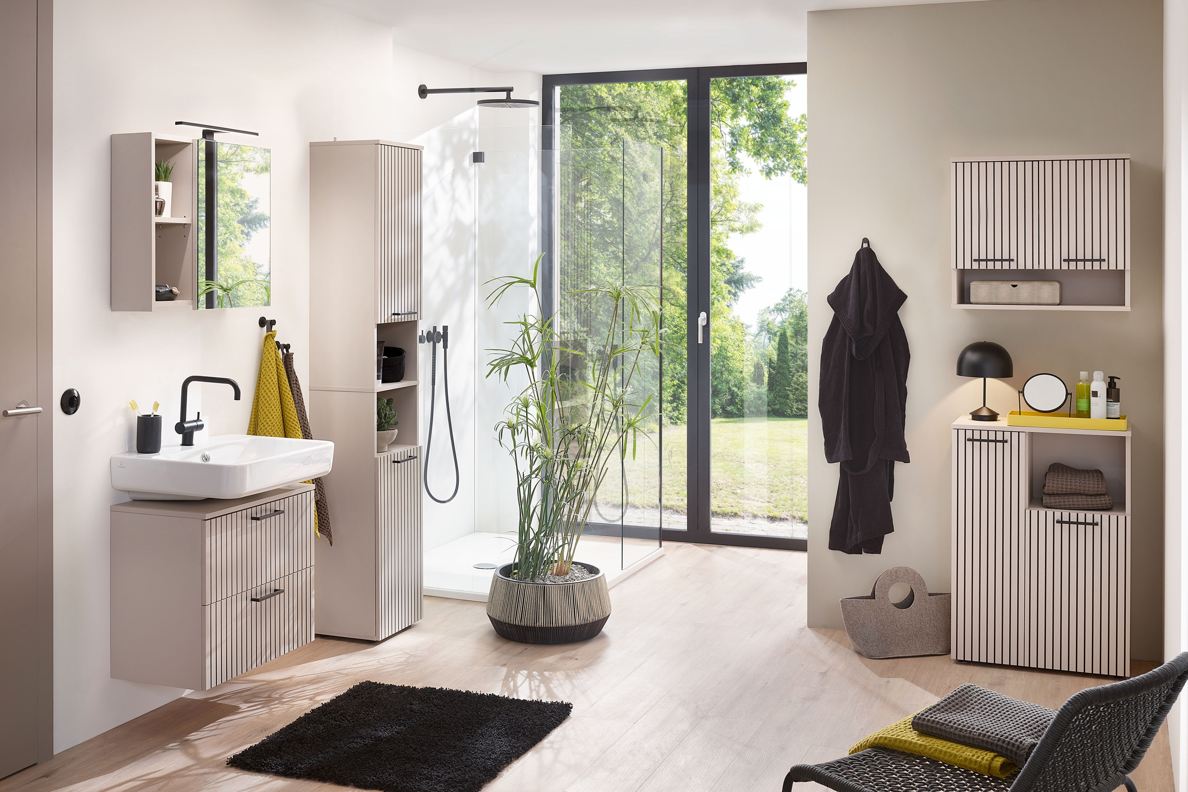 RESPEKTA Badezimmer-Set »Tilda« 4 Stk. tlg.