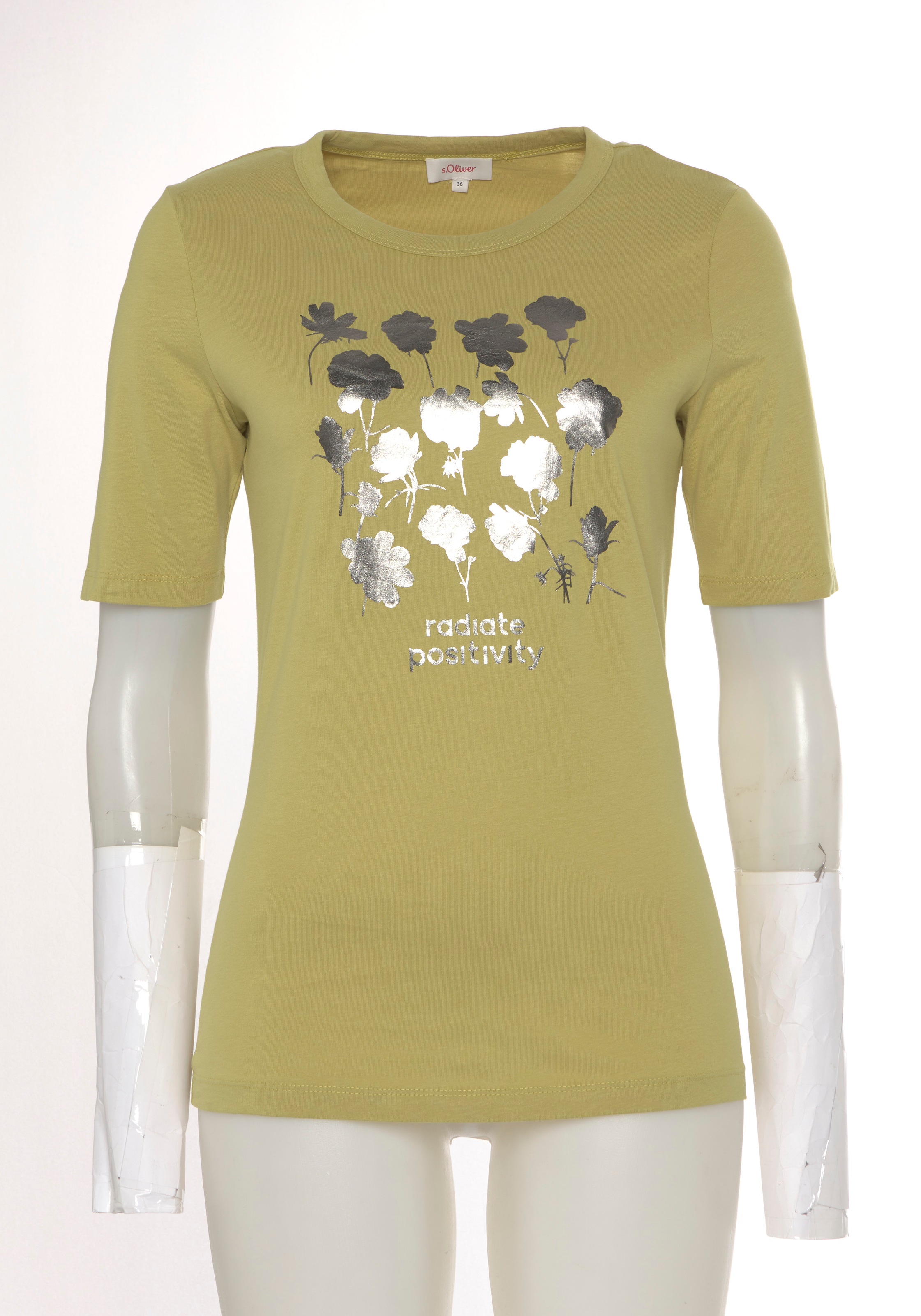 s.Oliver T-Shirt, mit Rundhalsausschnitt online bei UNIVERSAL