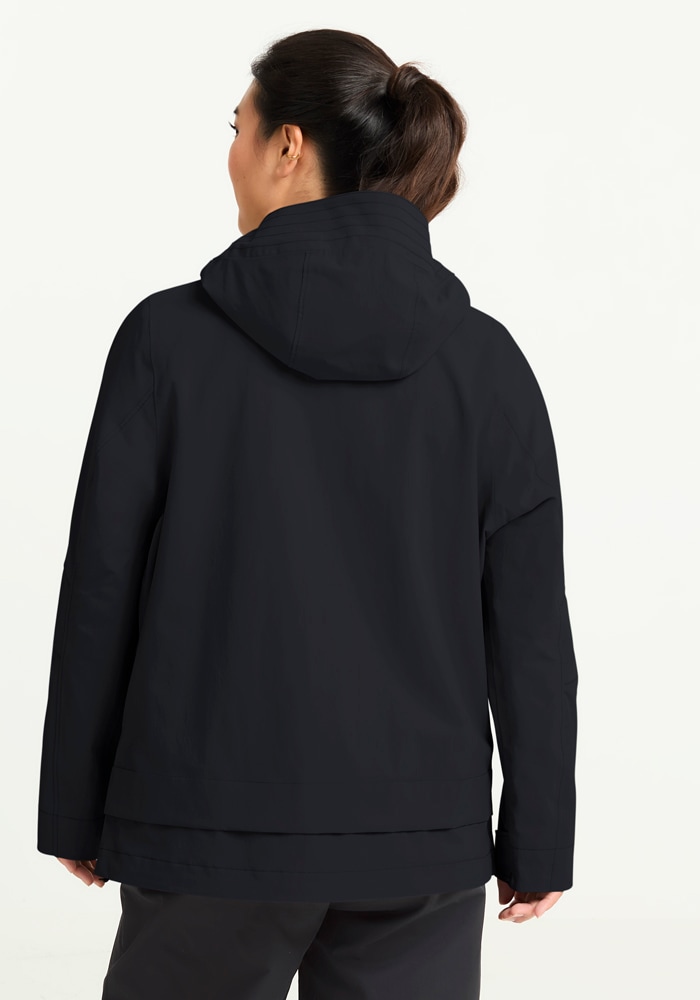 Jack Wolfskin Funktionsjacke »NABUR 2L JKT W« mit Kapuze wasserdicht, atmungsaktiv, Übergangsjacke, aufgesetzte Cargotaschen