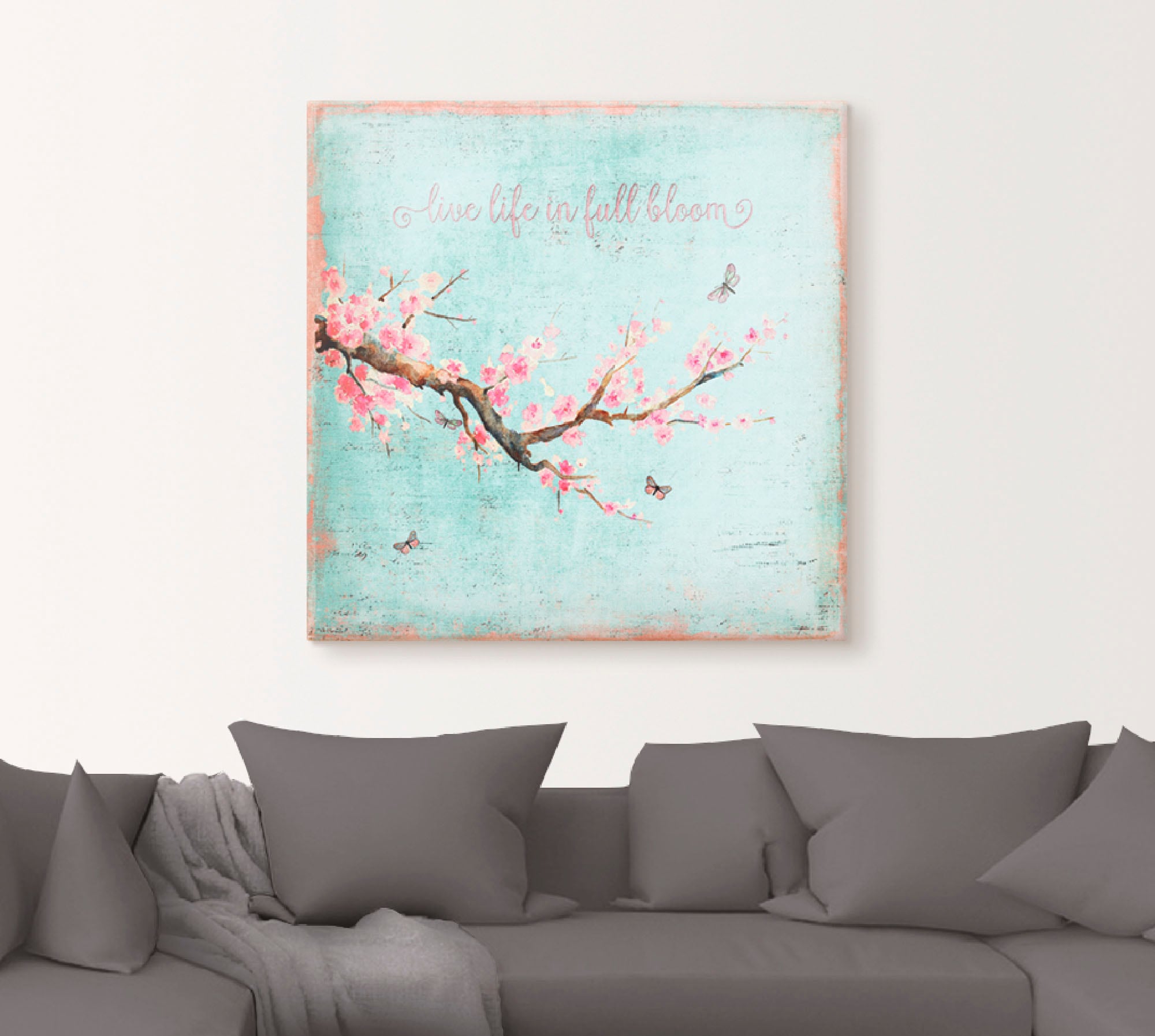 Artland Wandbild »Kirschblüte« Blumen 1 Stk. tlg. als Alubild, Leinwandbild in verschied. Größen