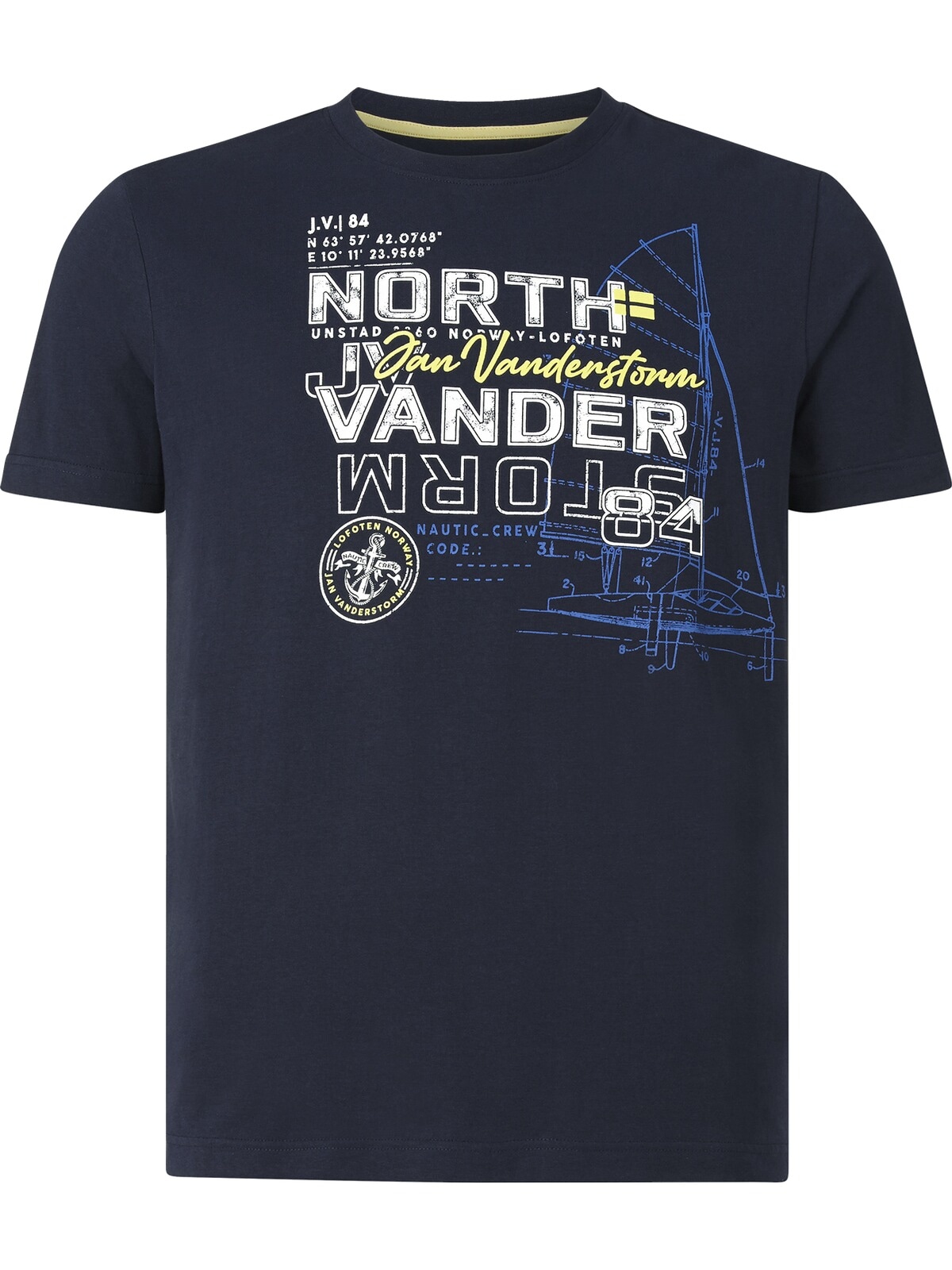 Jan Vanderstorm Rundhalsshirt »T-Shirt FRIMANN«