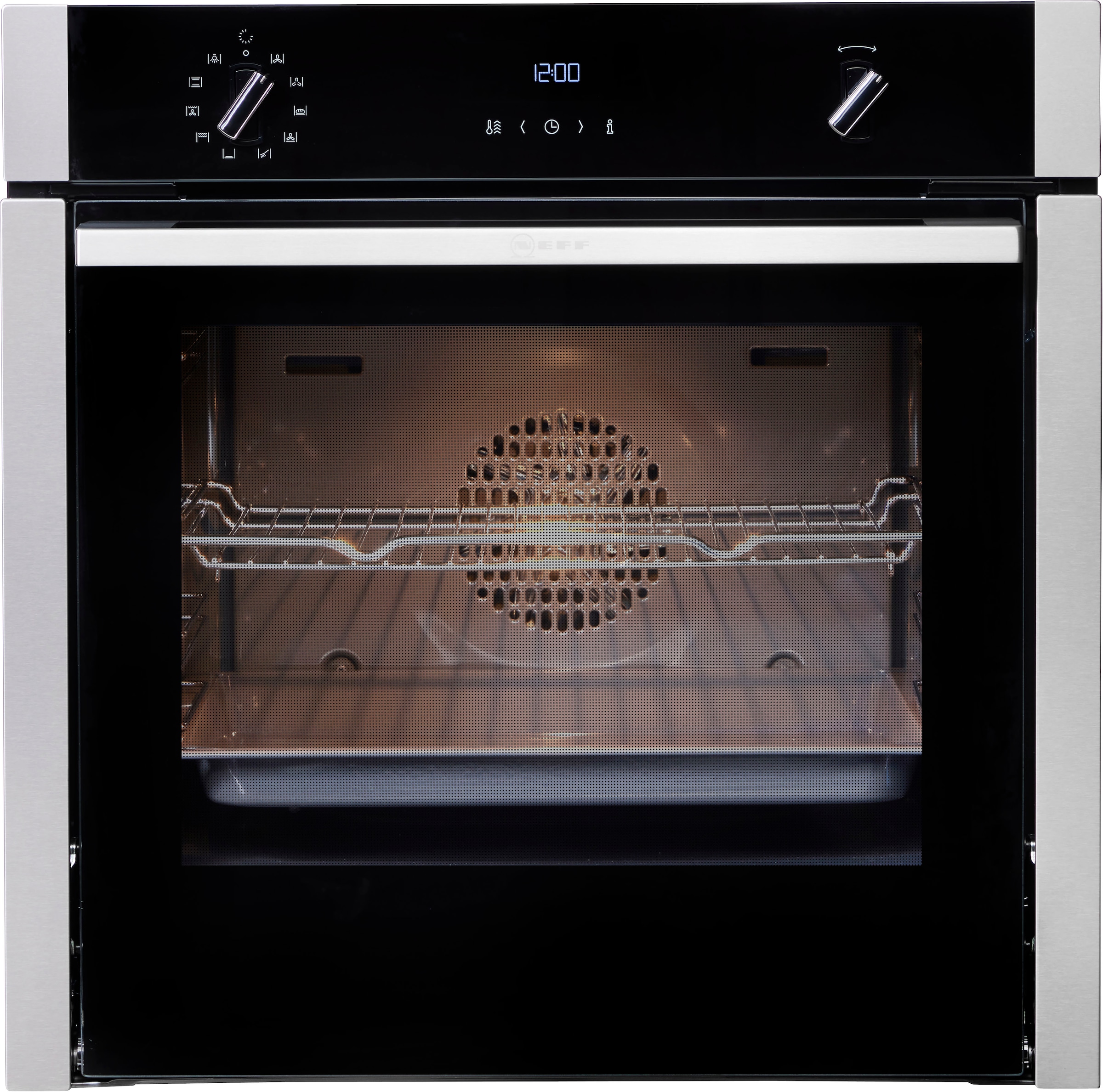 NEFF Einbaubackofen N 50 »B6ACH7AN0«, mit Hide®, Pyrolyse, EasyClean, CircoTherm®-Heißluft
