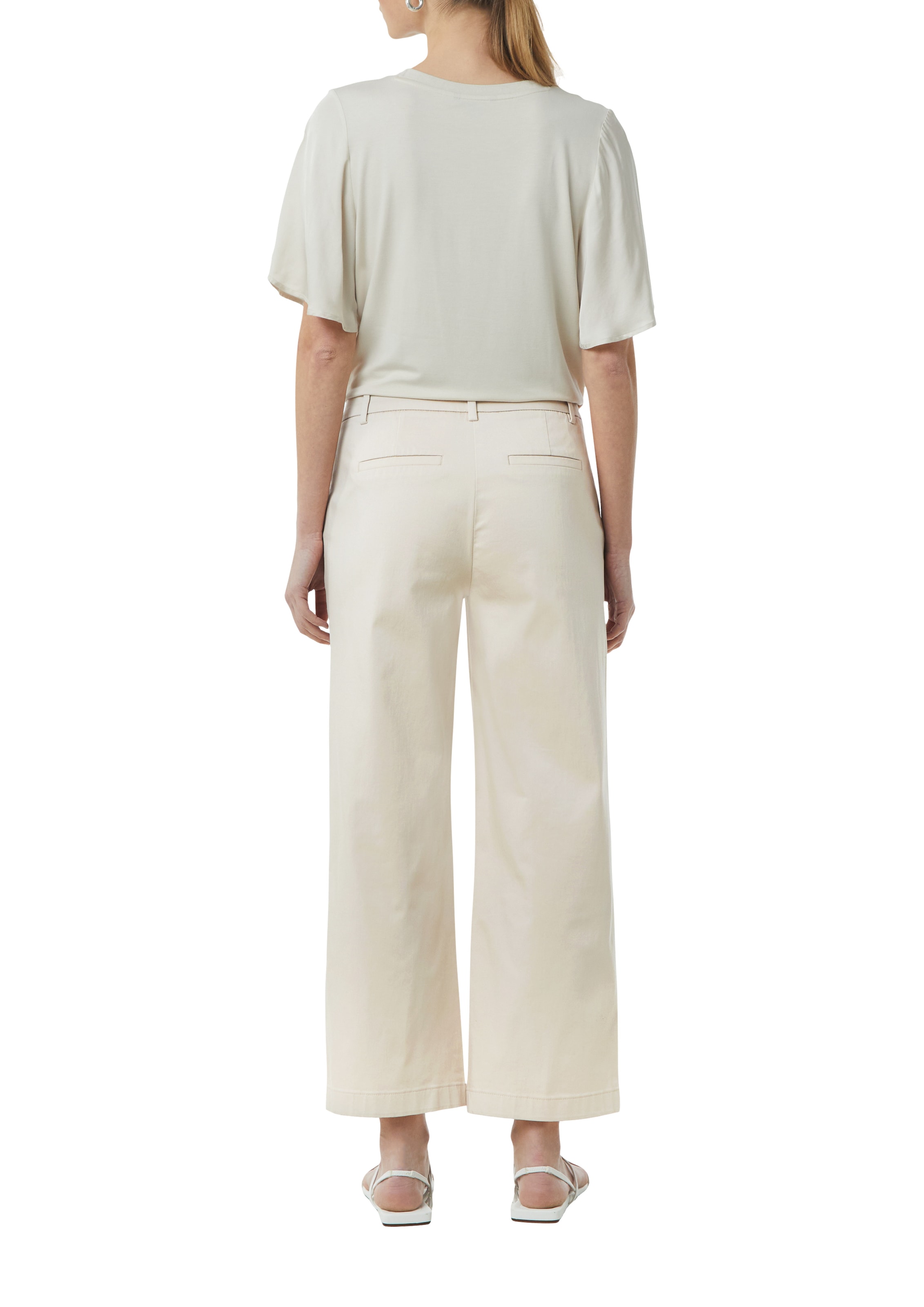 Comma Stoffhose  Sommerhose mit Schlag und Stretch
