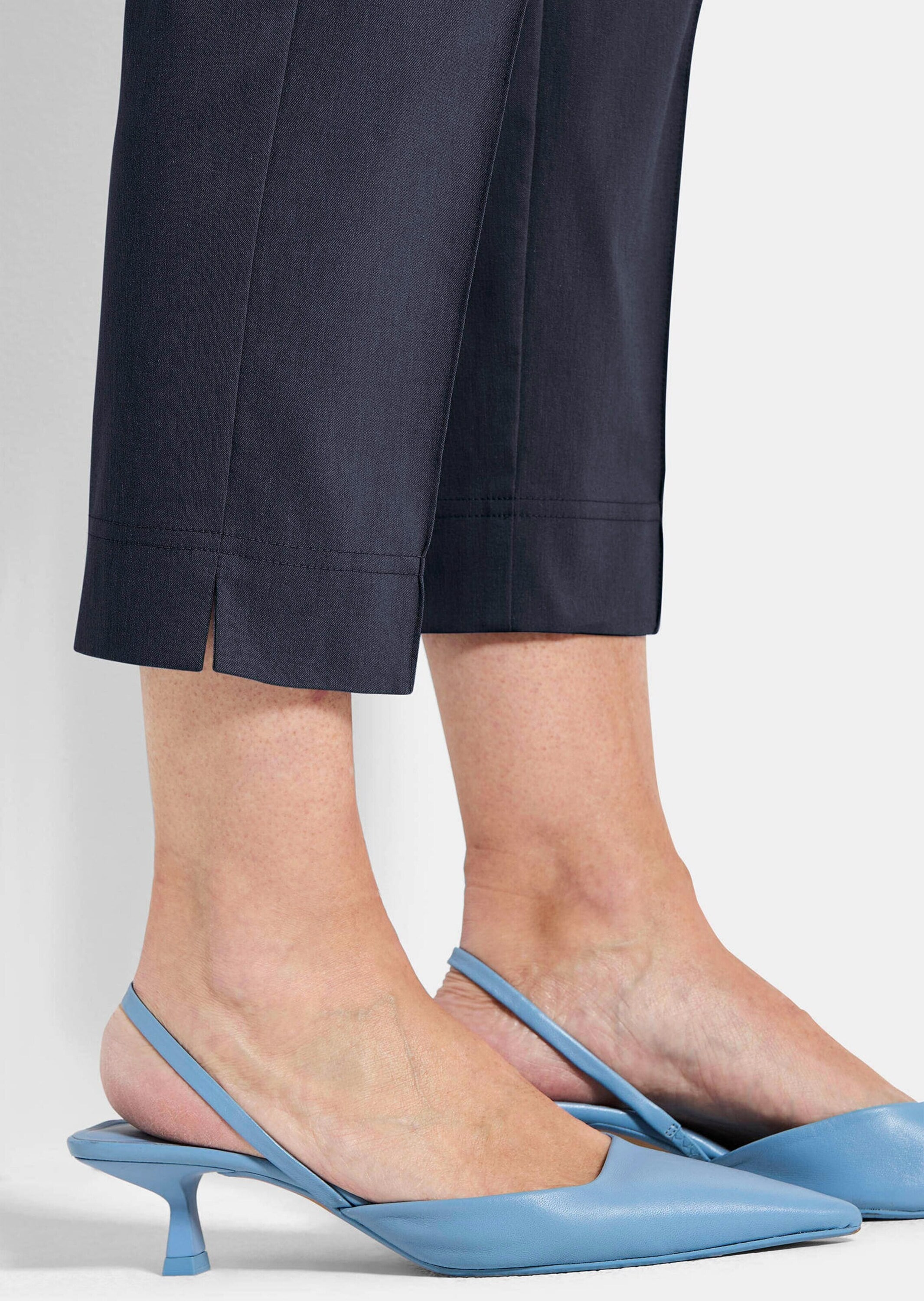 GOLDNER Stretch-Hose »7/8-Bengalinhose BELLA mit Biesen«