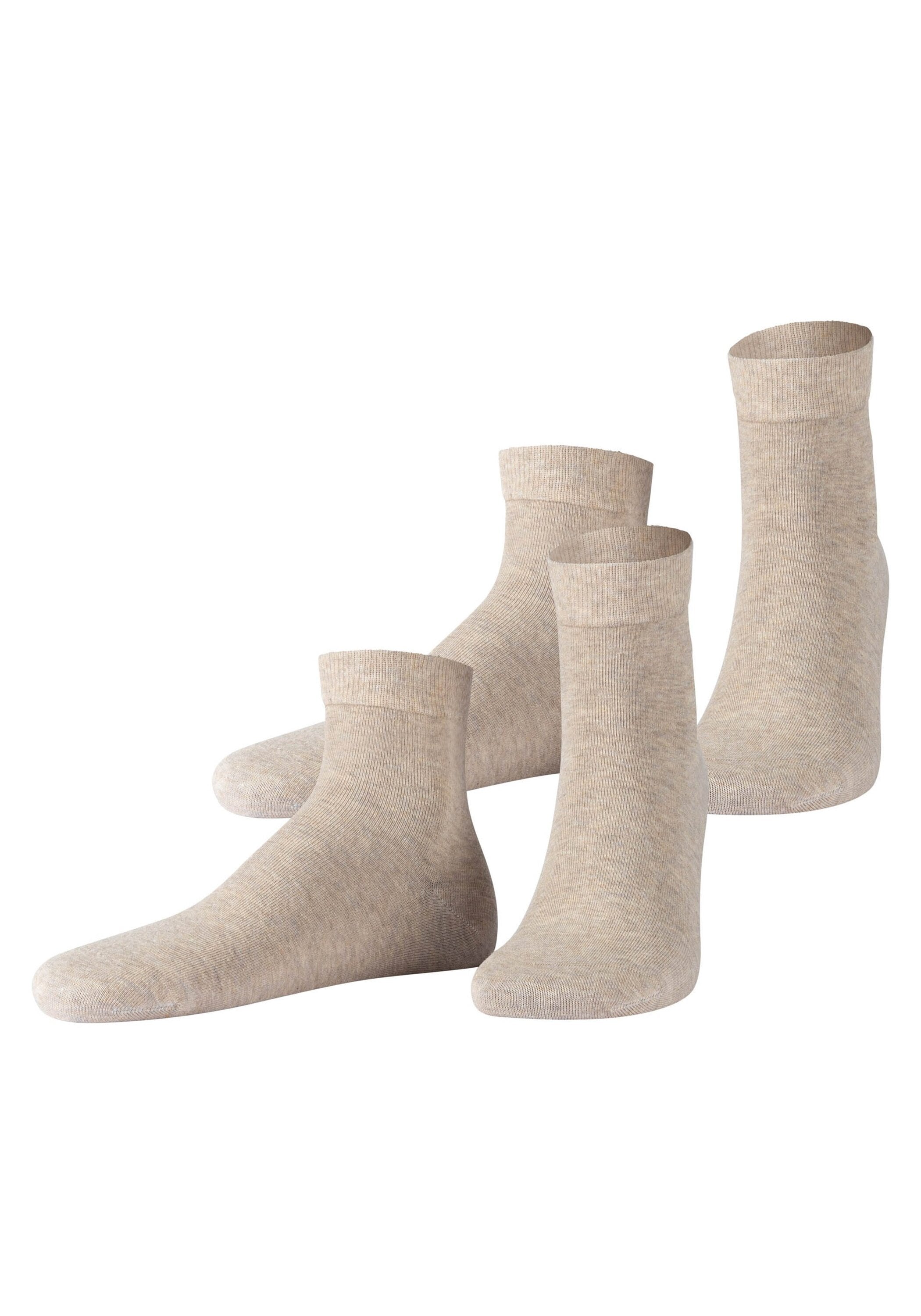 Kurzsocken »Socken Unisex premium essential organic cotton Quarter 2p 2er Pack«