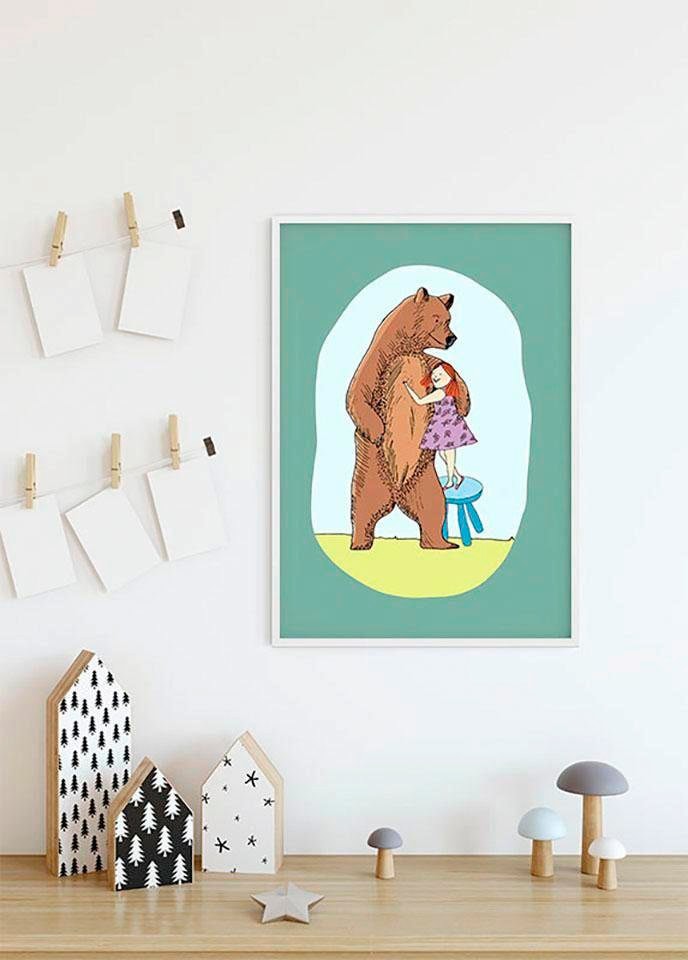 Bear«, Jahren 1 kaufen XXL mit Wohnzimmer Kinderzimmer, 3 online Garantie St.), »Lili Poster Komar and Schlafzimmer, Tiere, (Packung, |
