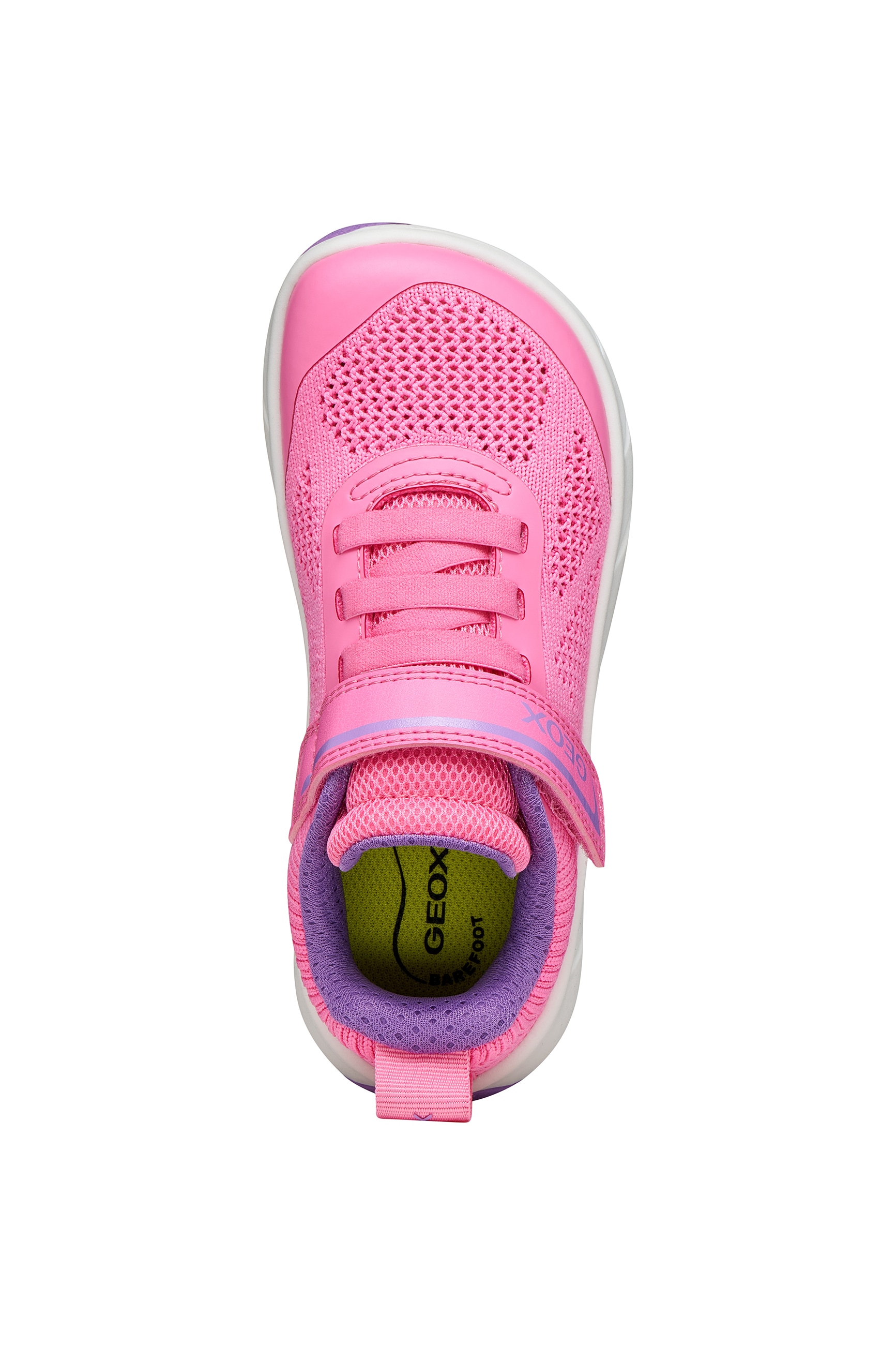 Geox Barfußschuh »J FOOT-RUN GIRL«  Halbschuh mit Klettverschluss, Größenschablone zum Download