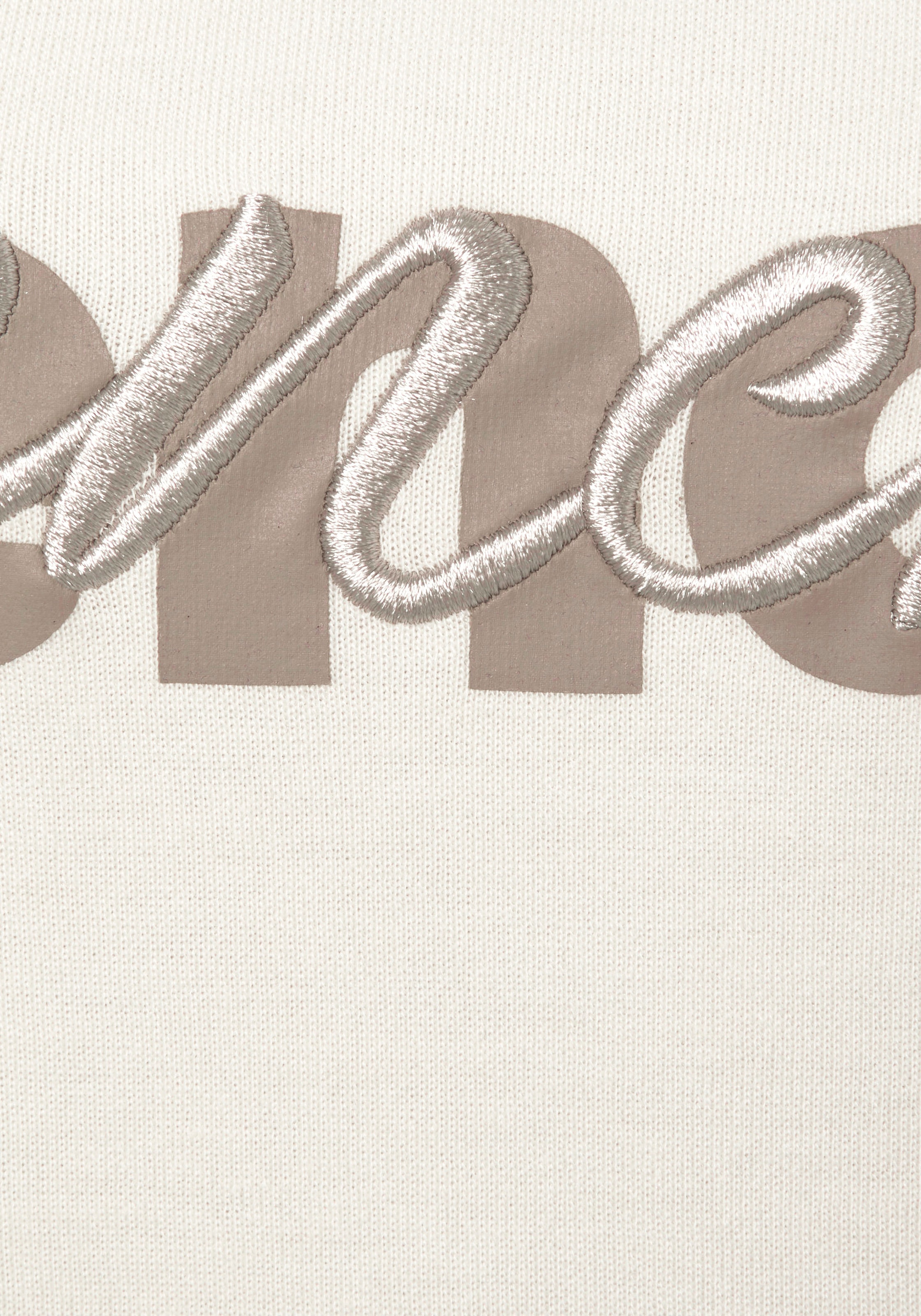 Bench. Loungewear Sweatshirt , mit Logodruck und Stickerei, Loungewear
