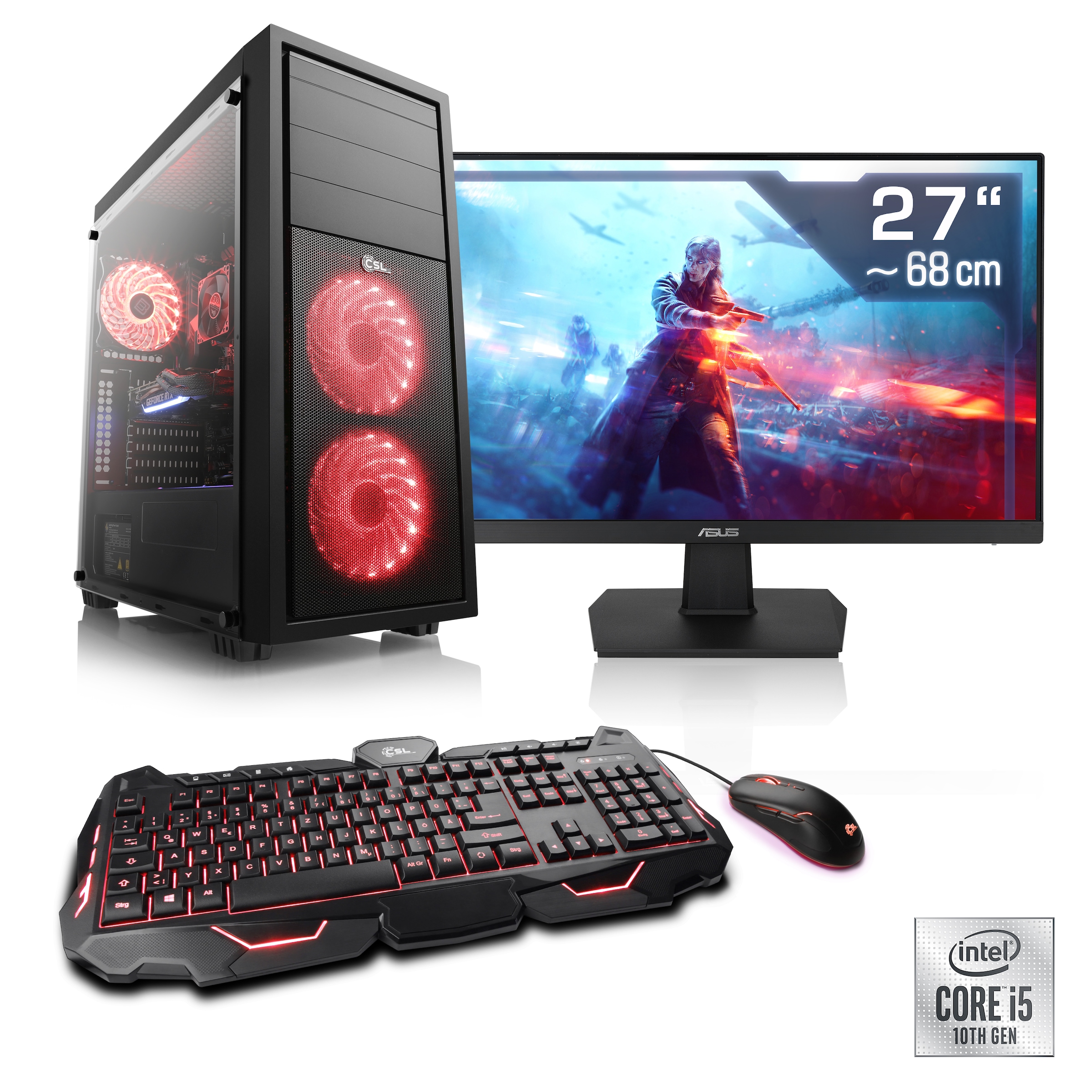 CSL Gaming-PC-Komplettsystem »Speed V25180«