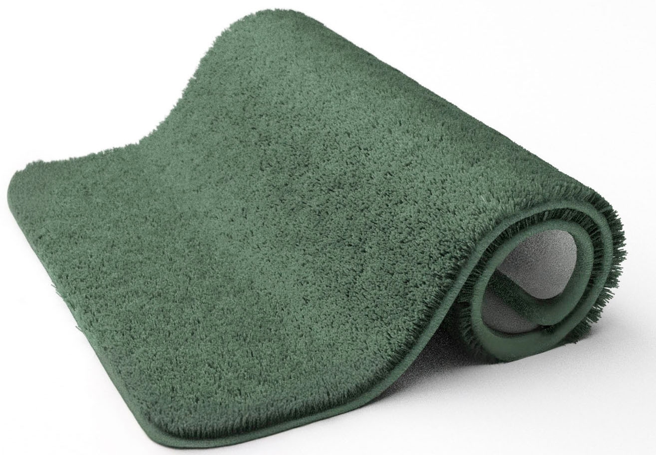 Grund Badematte »Melos«, rutschhemmend beschichtet, fußbodenheizungsgeeignet, melierte Optik, sehr weicher Flor, Melange-Effekt, Made in Europe