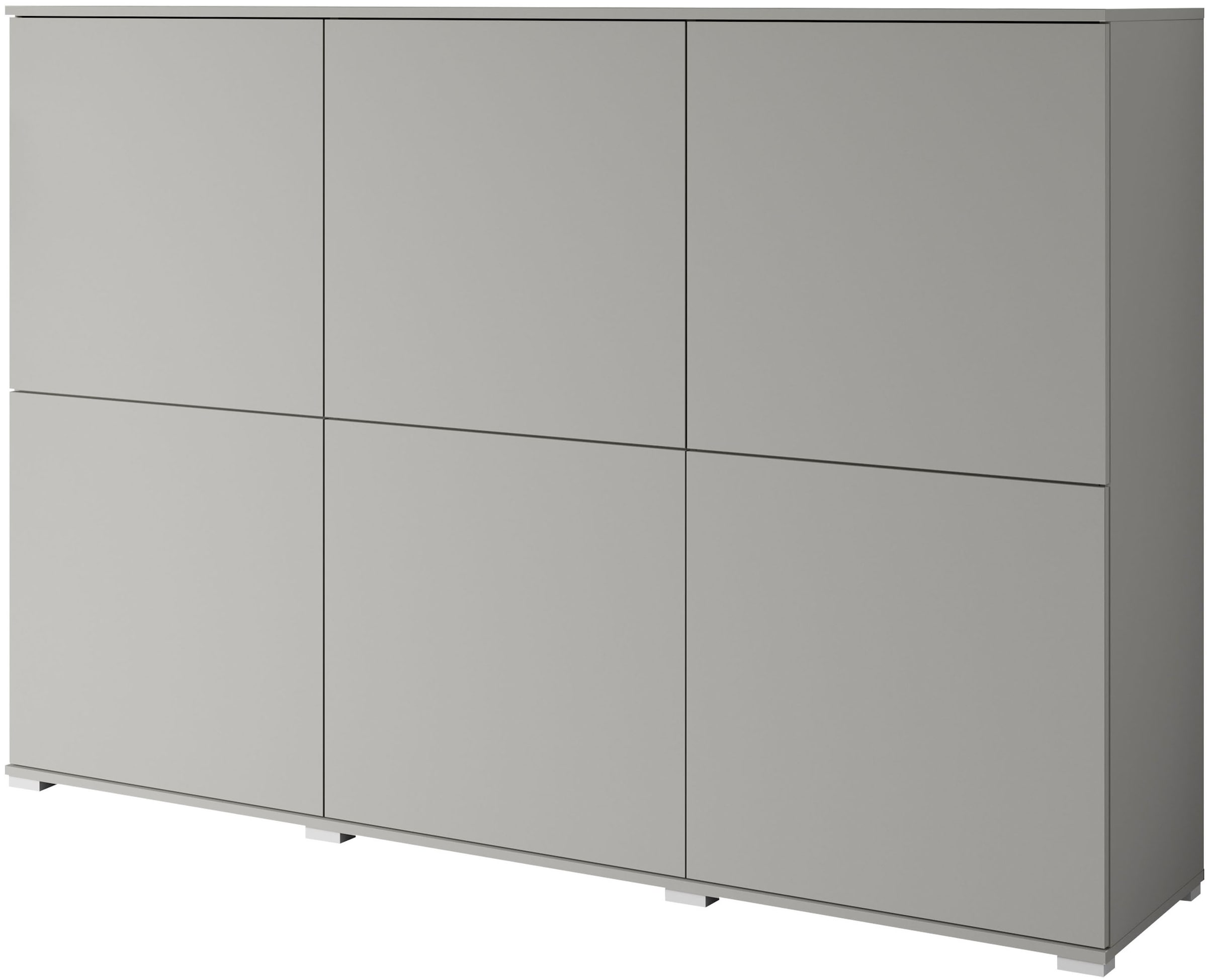 INOSIGN Highboard »Kenia, moderne grifflose Hochkommode mit 6 Türen, Breite 180 cm« 1 Stk. tlg. Push-to-Open-Fronten, höhenverstellbaren Einlegeböden