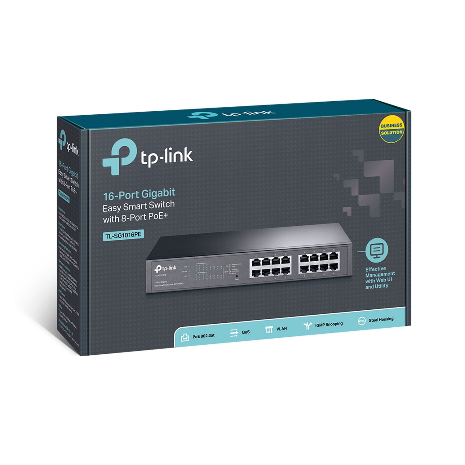 TP-Link WLAN-Router »SG1016PE, 16-Port Easy Smart PoE«