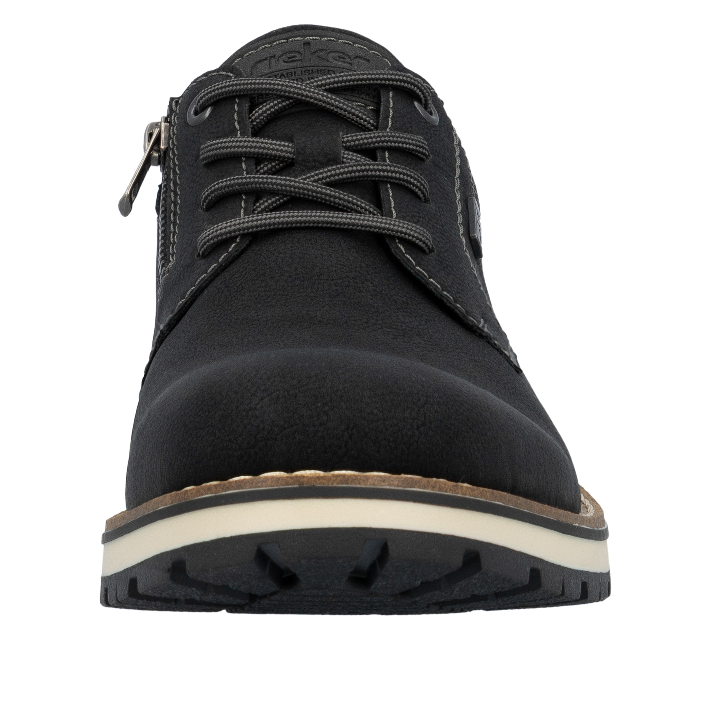 Rieker Schnürschuh  Business Schnürer, Halbschuh, Casual Sneaker mit Innenreißverschluss