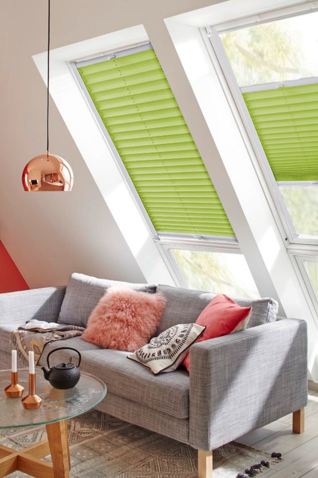sunlines Dachfensterplissee »StartUp Style Crepe«, Lichtschutz, verspannt,  mit Führungsschienen online kaufen | mit 3 Jahren XXL Garantie | Universal