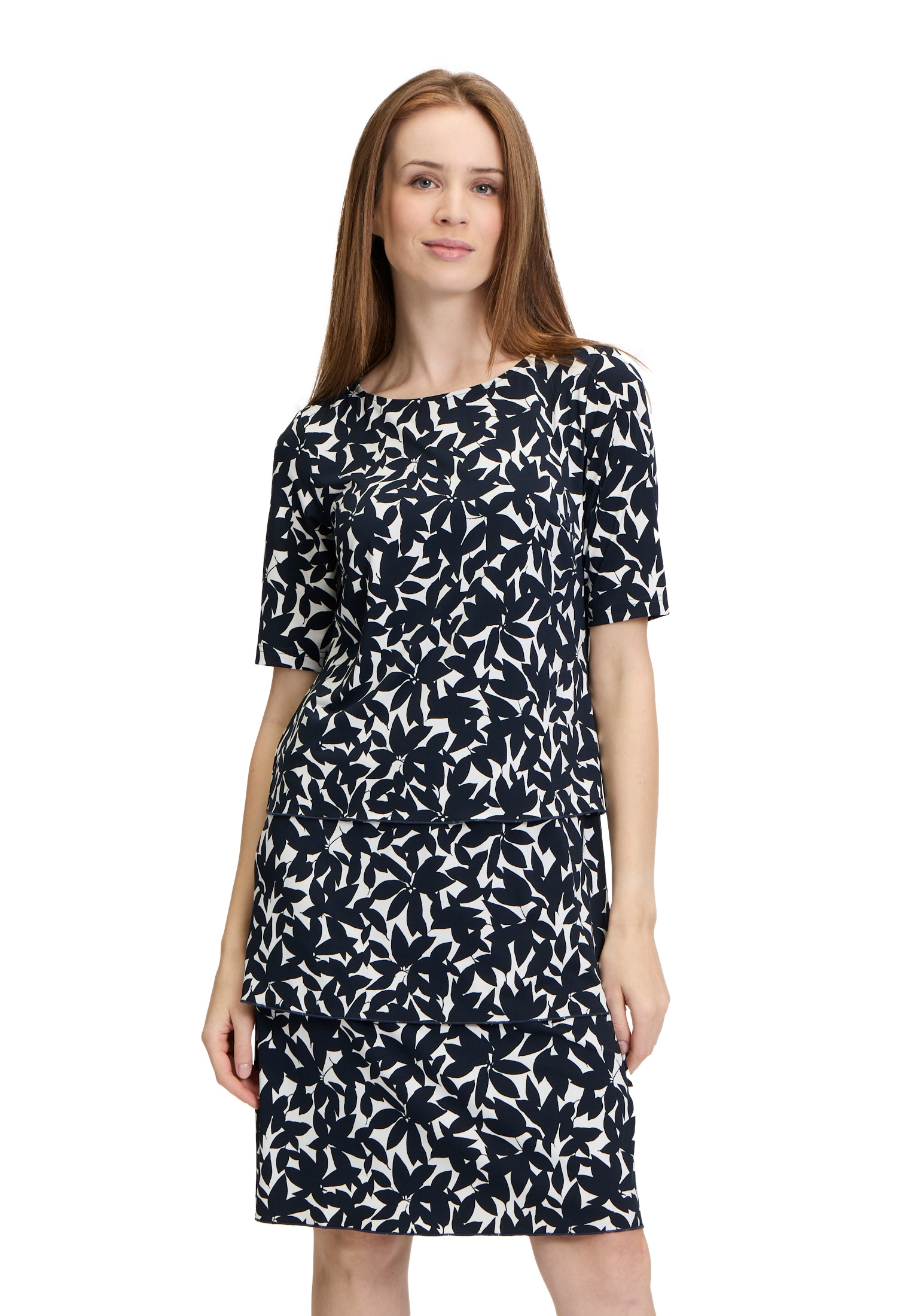 Betty Barclay Midikleid »Stufenkleid kurzarm«