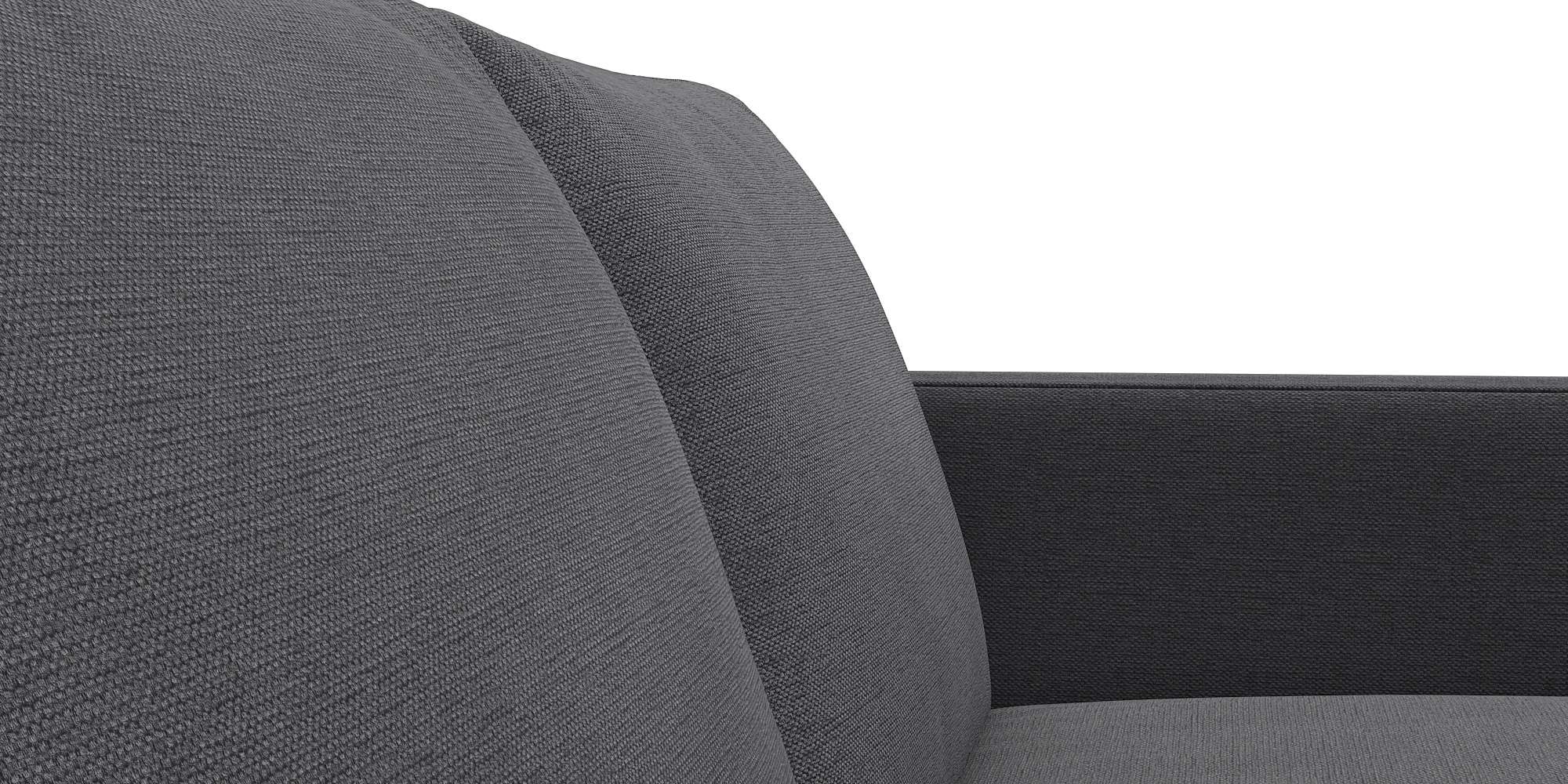 FLEXLUX Ecksofa »Fiore, L-Form, bequem und komfortabel durch hochwertigem Sitzaufbau« schmale Armlehnen, Kaltschaum, Füße Alu+ Eiche