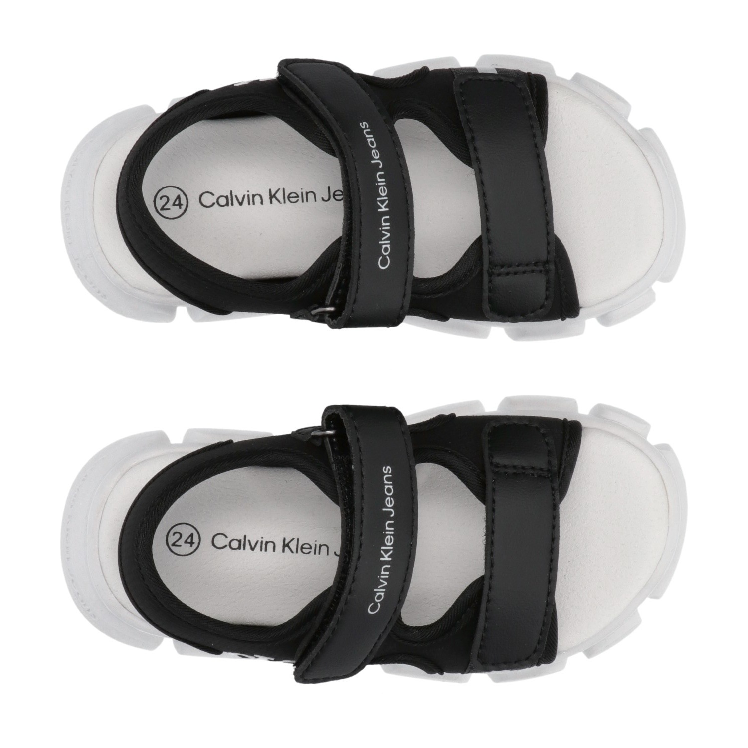 Calvin Klein Jeans Sandale, Plateausandale, Sandale, Klettschuh mit Klettverschluss