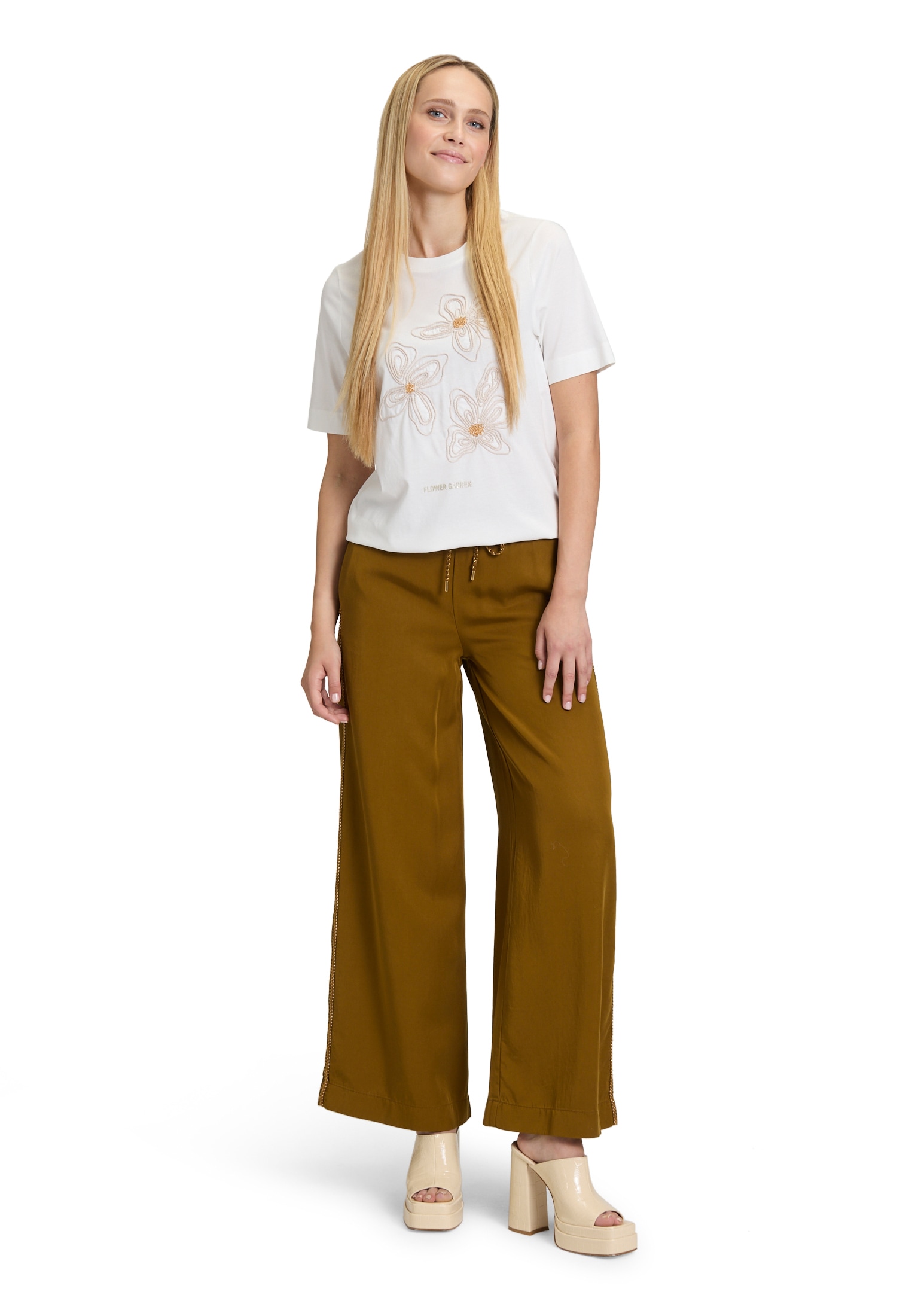 Cartoon Langarmshirt »Baumwollshirt mit Rundhalsausschnitt«