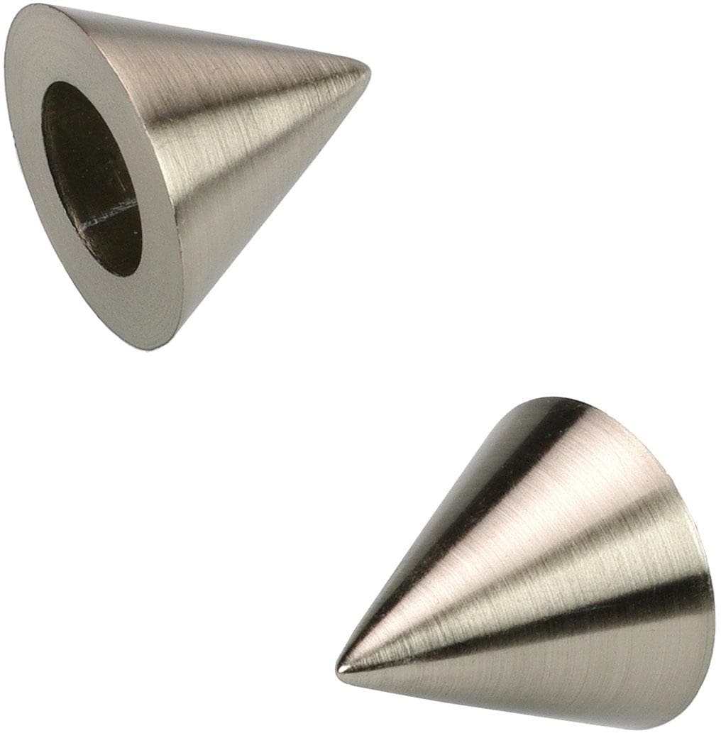 Liedeco Gardinenstangen-Endstück »Cone«, (Set, 2 St.), für Gardinenstangen  Ø 16 mm