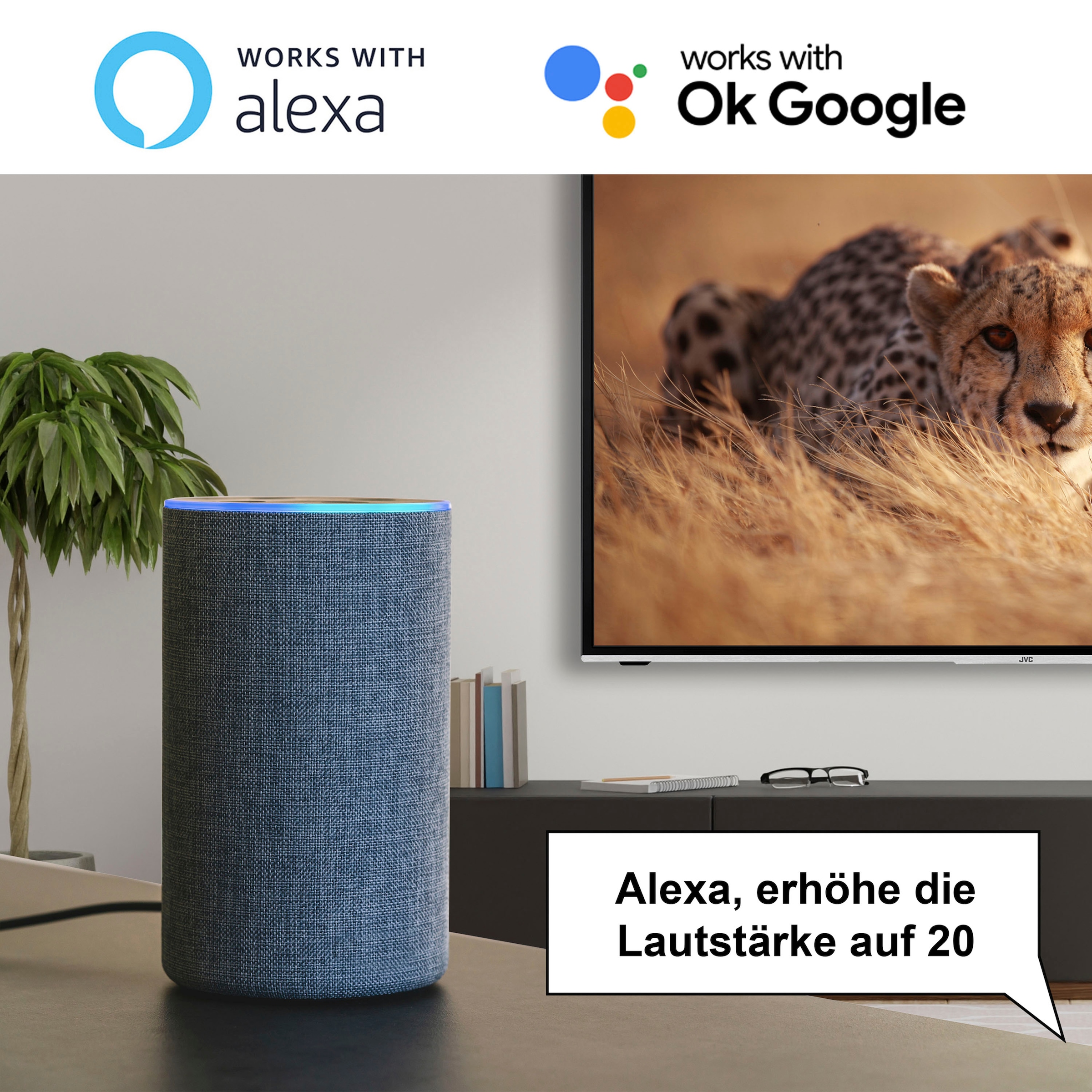 JVC LED-Fernseher »LT-43VU6355«, 4K Ultra HD, Smart-TV