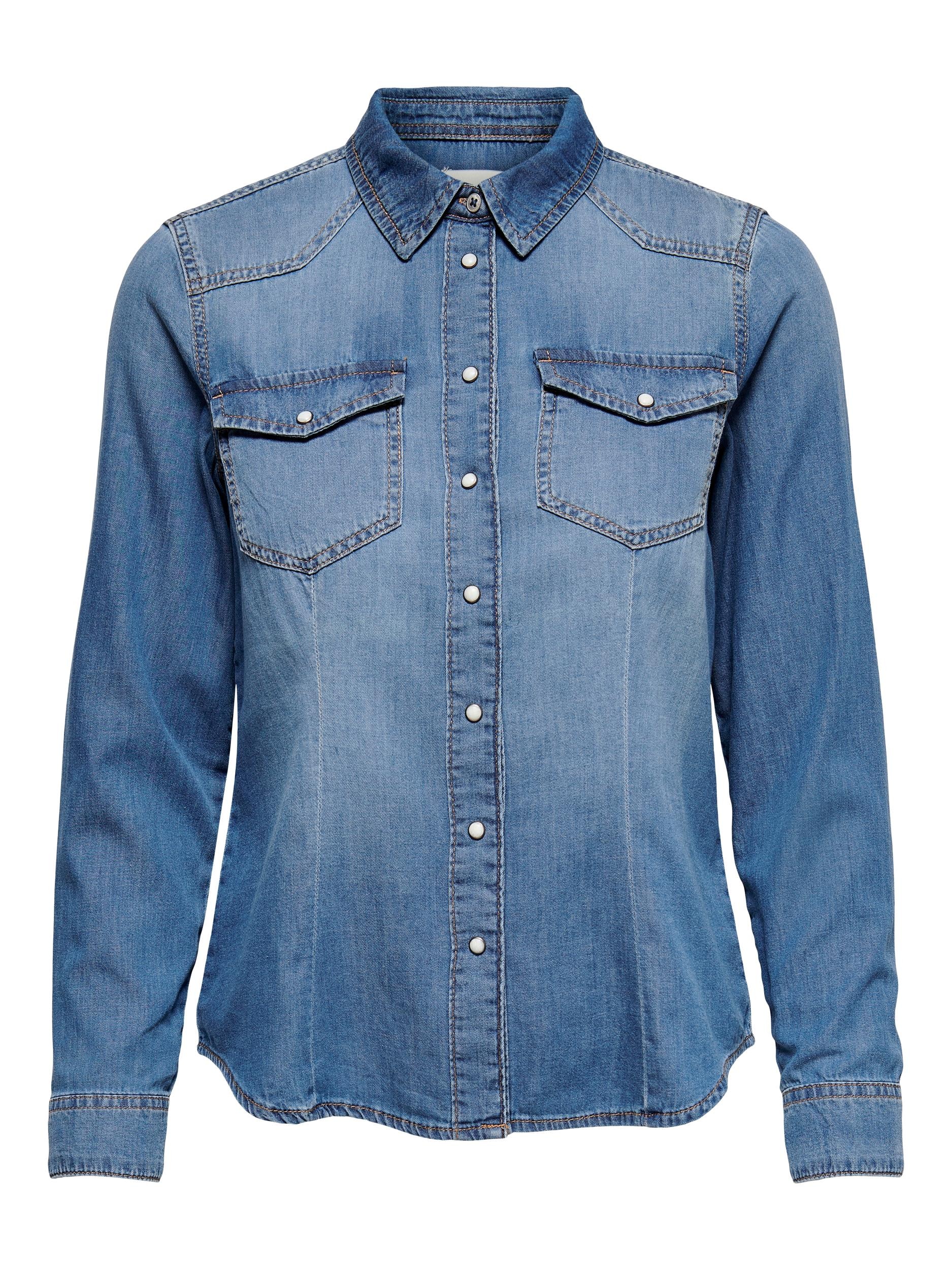»ONLROCK DNM bei SHIRT« ♕ IT ONLY LS Jeansbluse