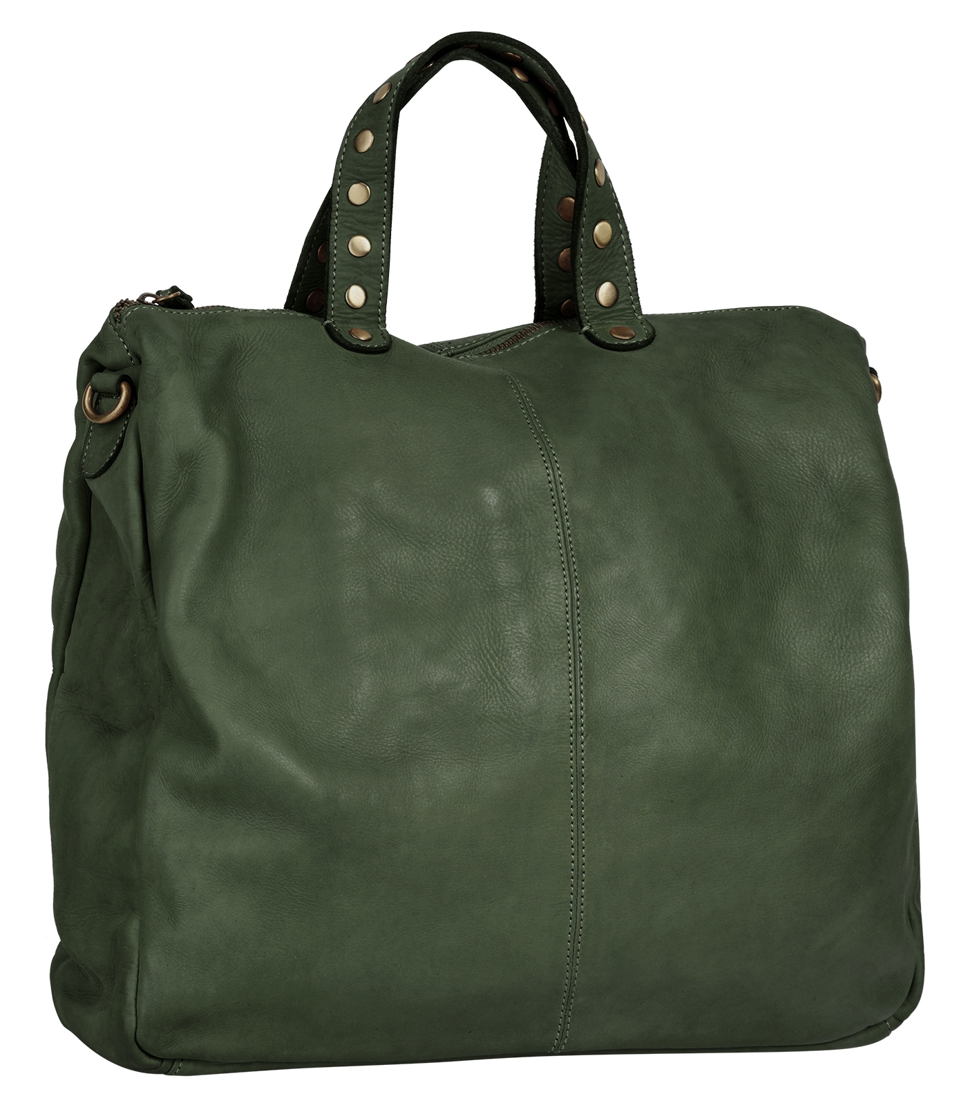 Samantha Look Umhängetasche, echt Leder, Made in Italy