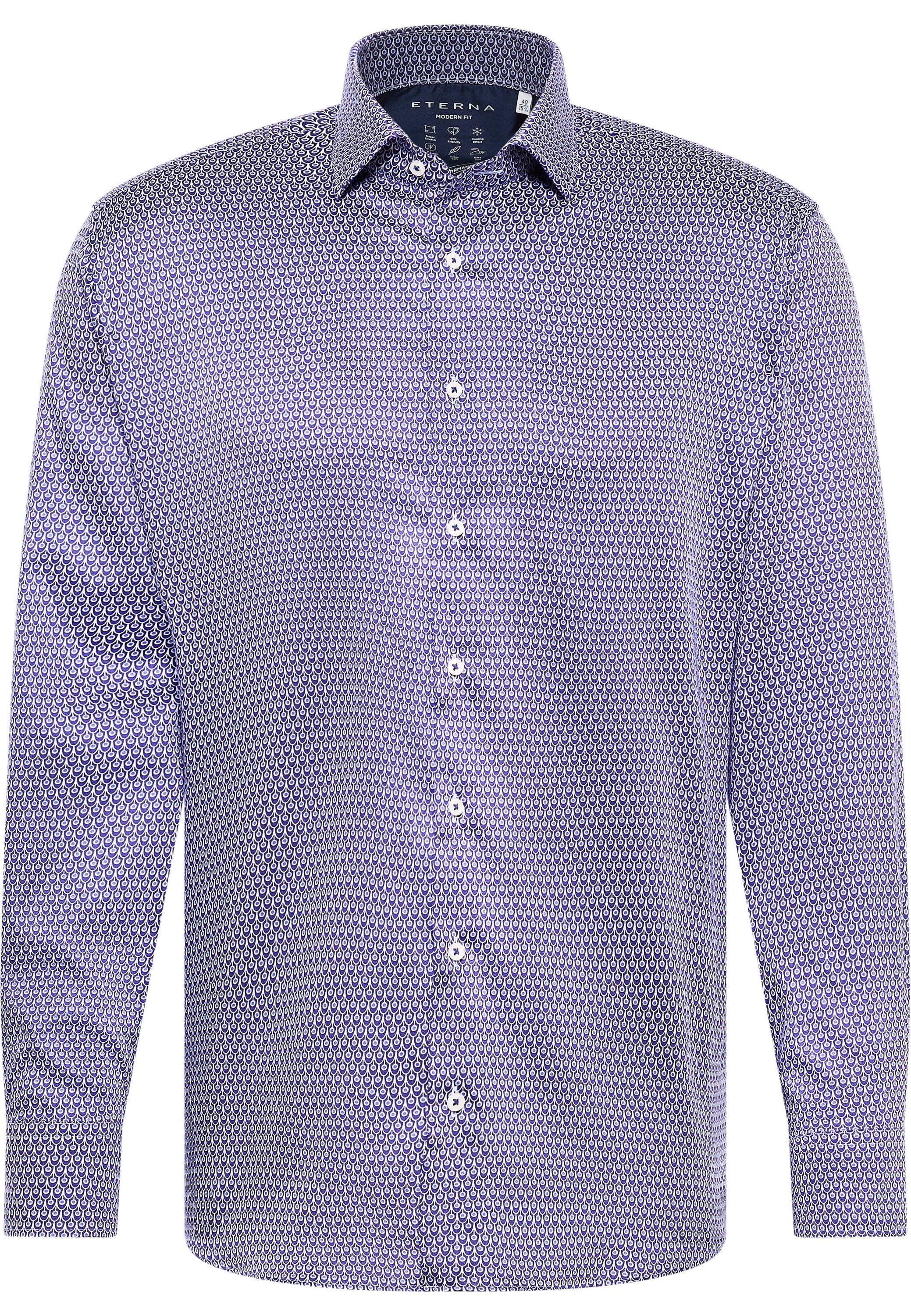 Eterna Langarmhemd »MODERN FIT«, EASY IRON (bügelleicht)