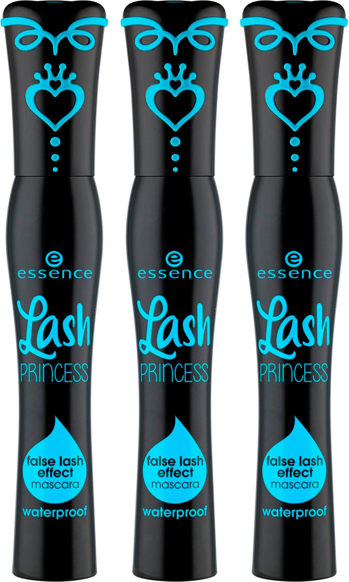 Essence Mascara »Lash (3er-Pack) bei PRINCESS false effect lash ♕ waterproof«