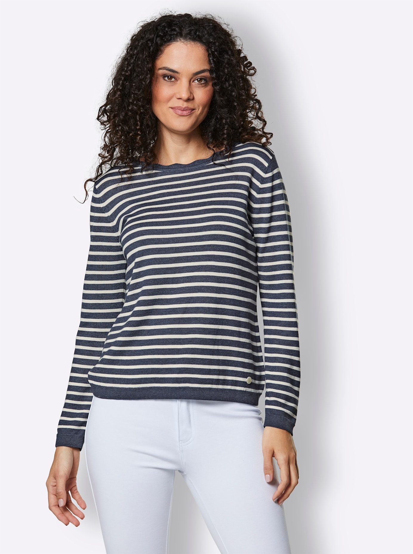 CREATION L PREMIUM Strickpullover »Viskose-Merino-Pullover«