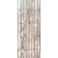 queence Garderobenleiste »Holzwand«, mit 6 Haken, 50 x 120 cm