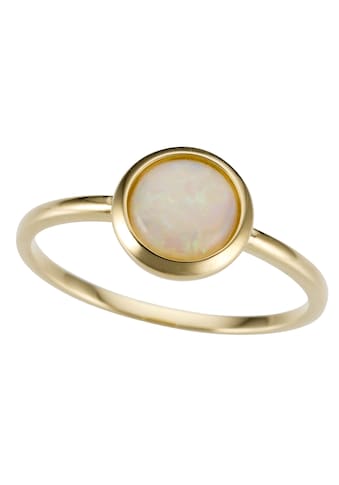 Firetti Goldring »Kreis, rund«, mit Opal kaufen