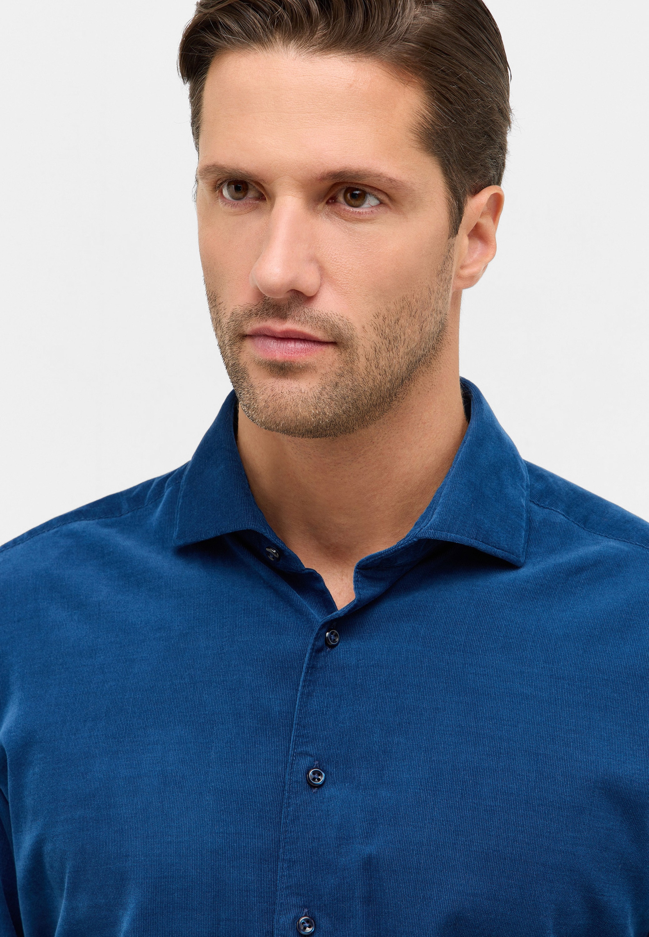 Eterna Langarmhemd »MODERN FIT« EASY IRON (bügelleicht)