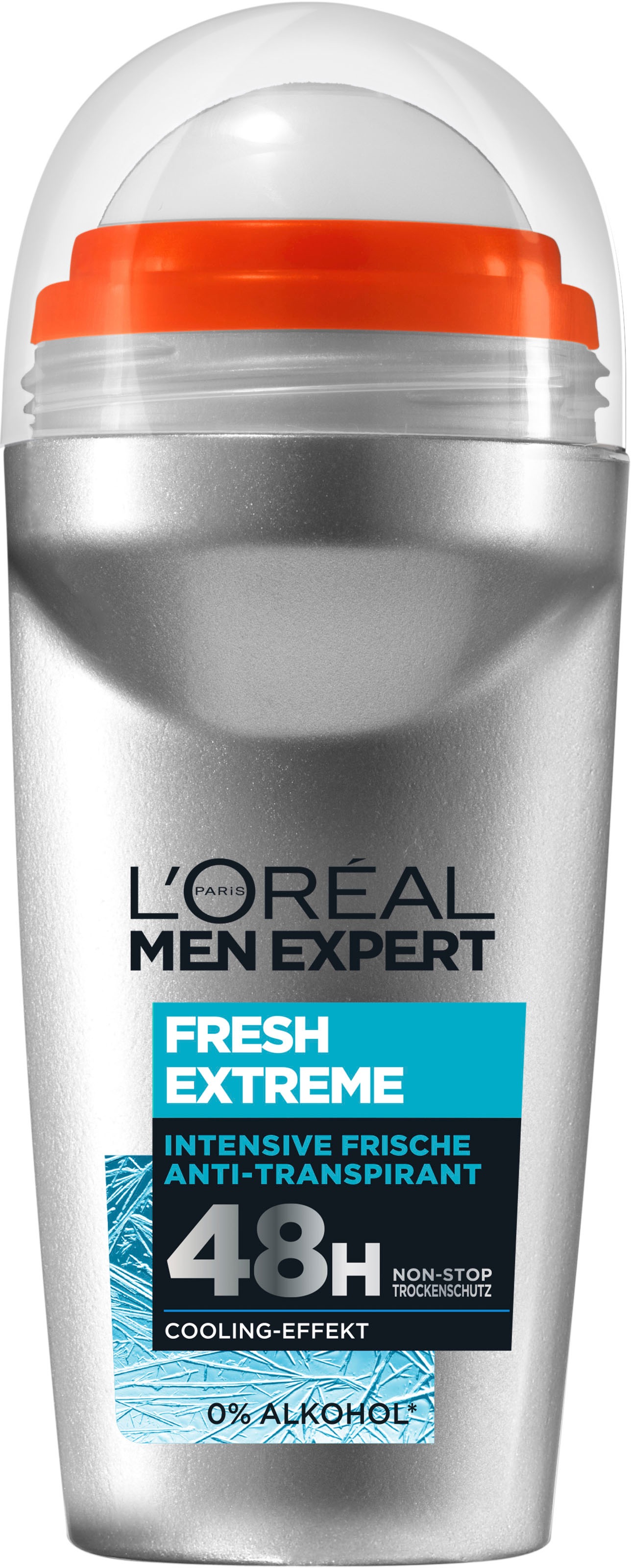 L'ORÉAL PARIS MEN EXPERT Deo-Roller »Deo Roll-on Extreme Fresh«, (Packung, 6 tlg.)