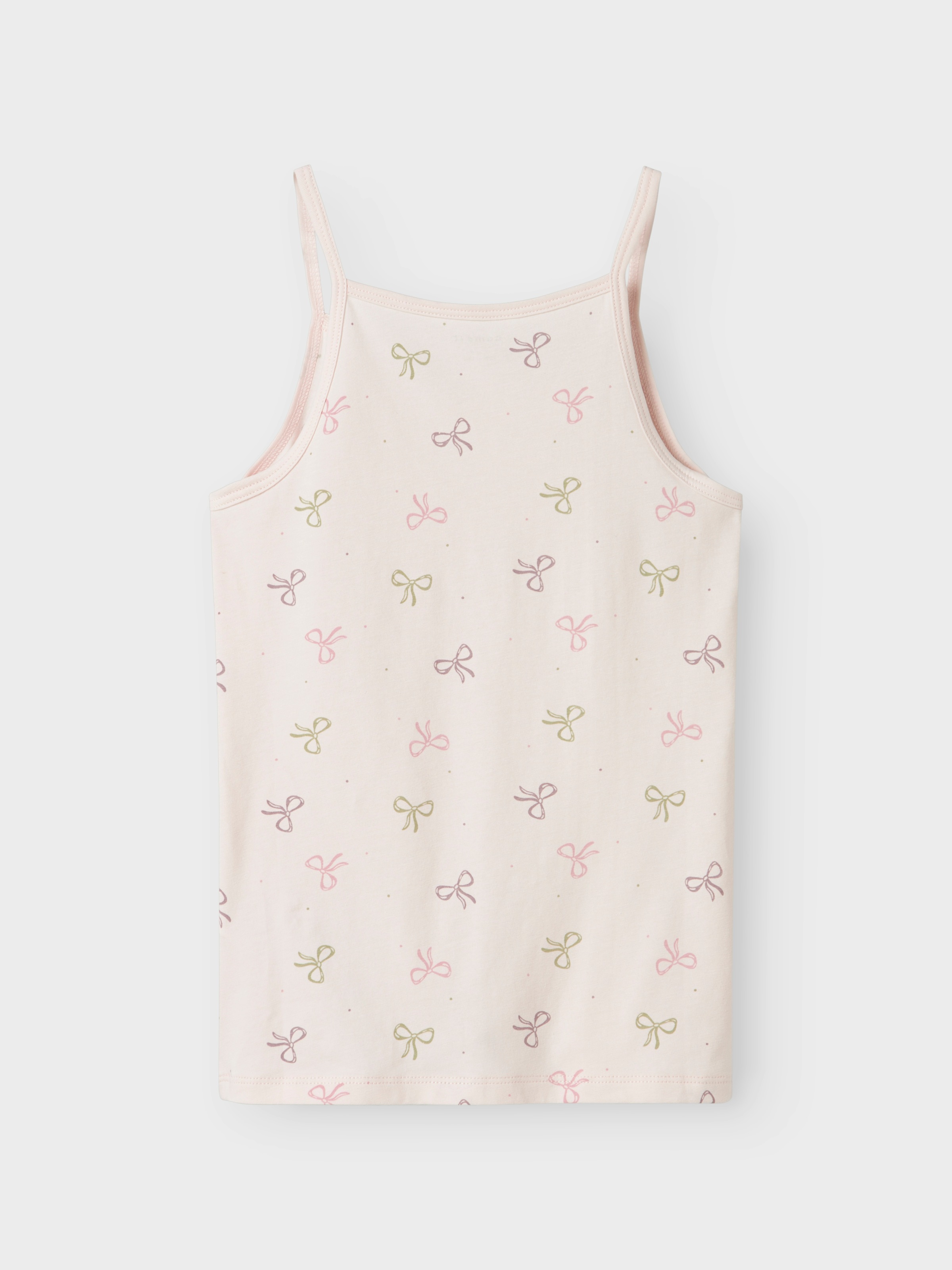 Name It Unterhemd »NKFSTRAP TOP 2P BARELY PINK BOW NOOS«, (Packung, 2 St.)