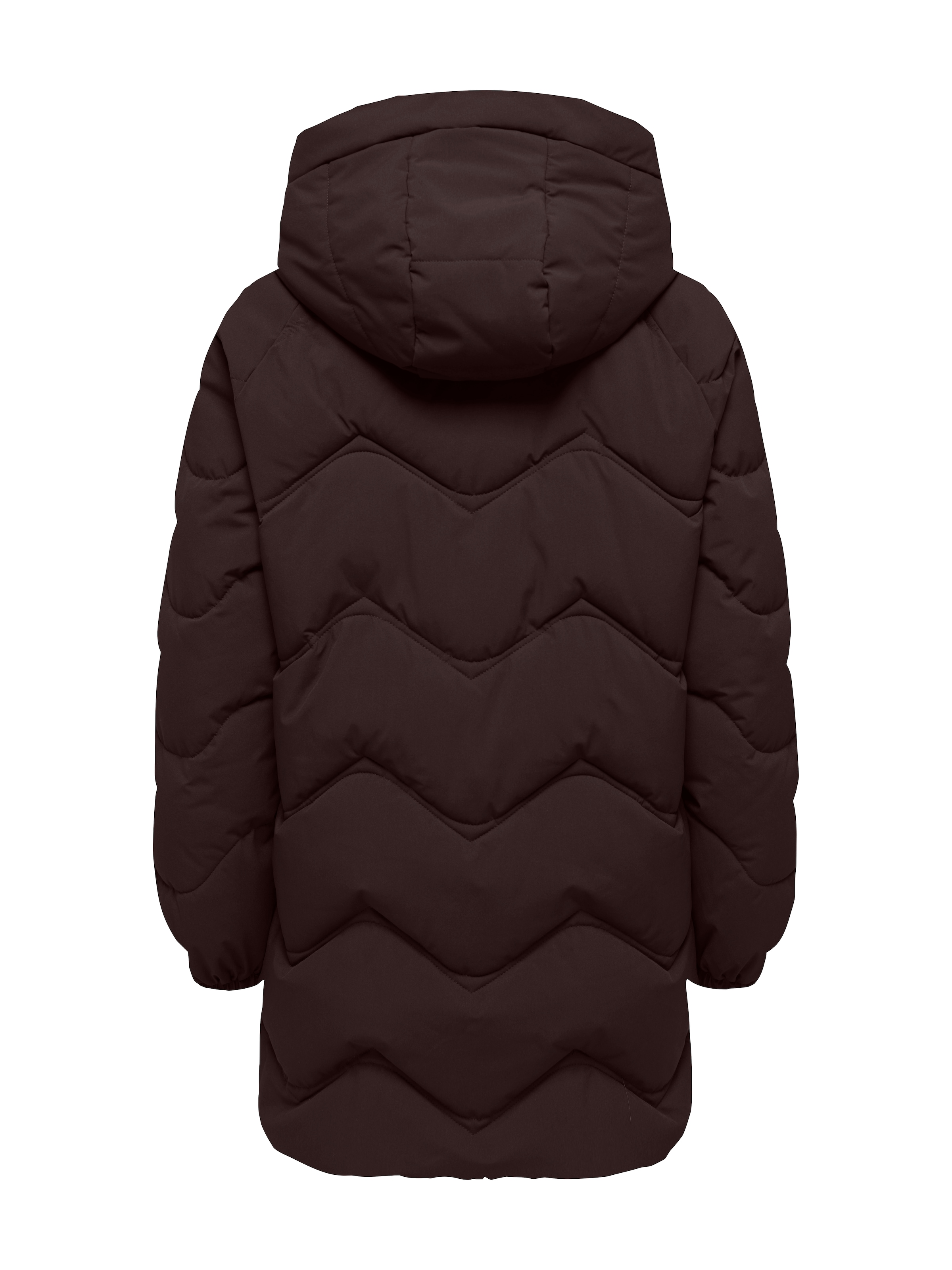 JDY Steppjacke »JDYPOWER LONG HOOD PUFFER OTW HAB« mit Kapuze Kunstfaser