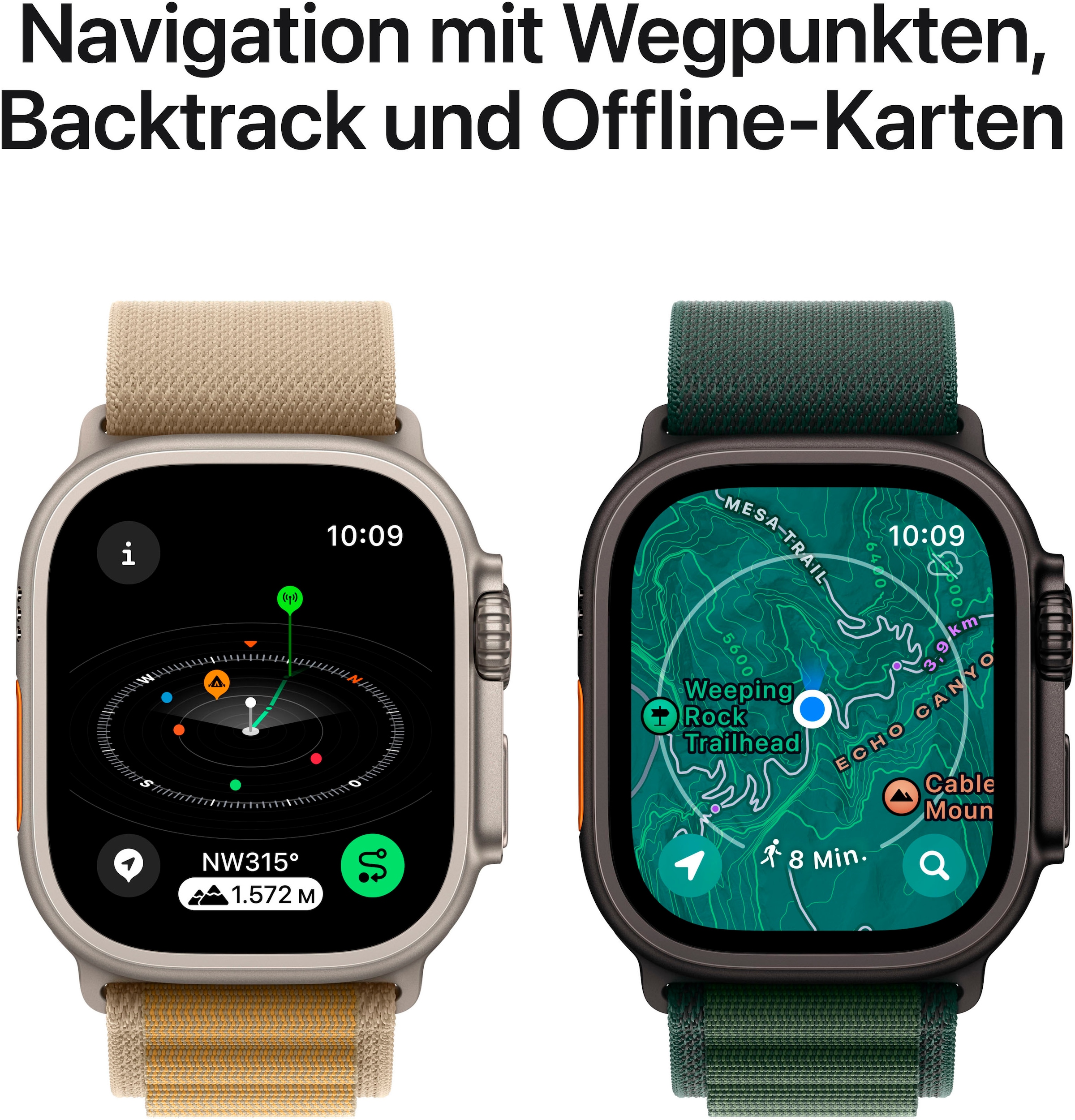 Apple Smartwatch »Watch Ultra 2 (2024) GPS + Cellular«, (4,9 cm), Watch OS 11, 64 GB,)