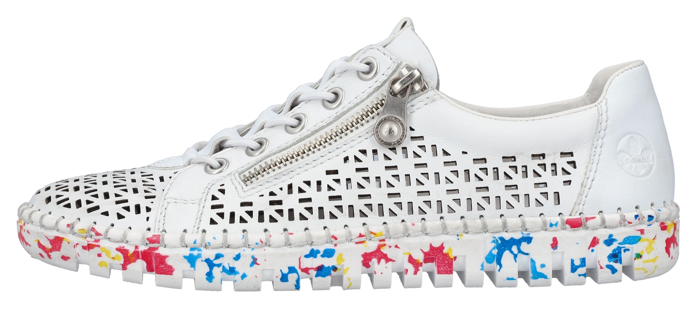 Rieker Slip-On Sneaker  , Halbschuh, Freizeitschuh, Schlupfschuh mit Gummizug